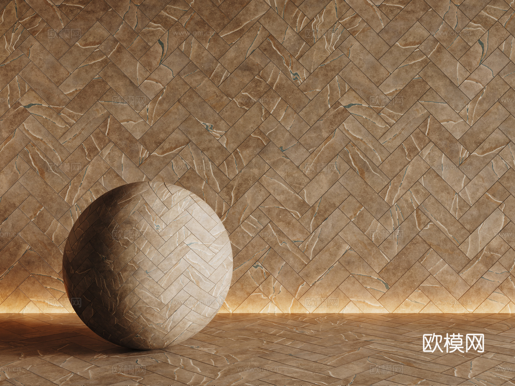 现代人字瓷砖 厨房瓷砖 洗手间瓷砖 地砖 马赛克su模型