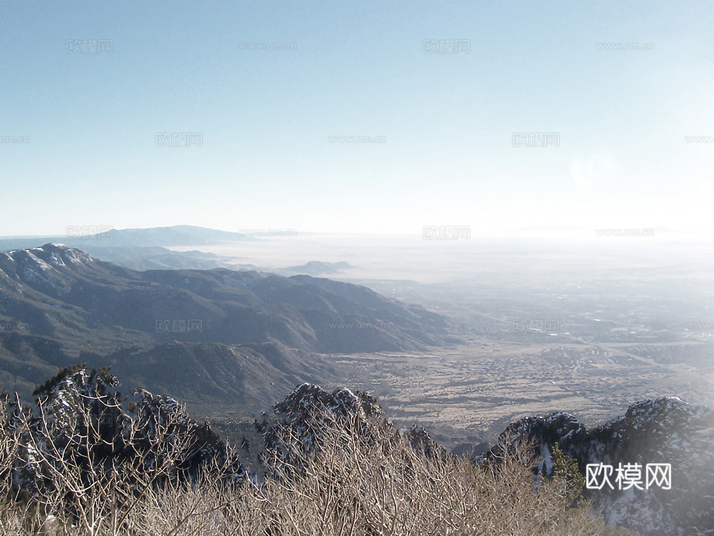 现代简约户外外景 山野 户外外景