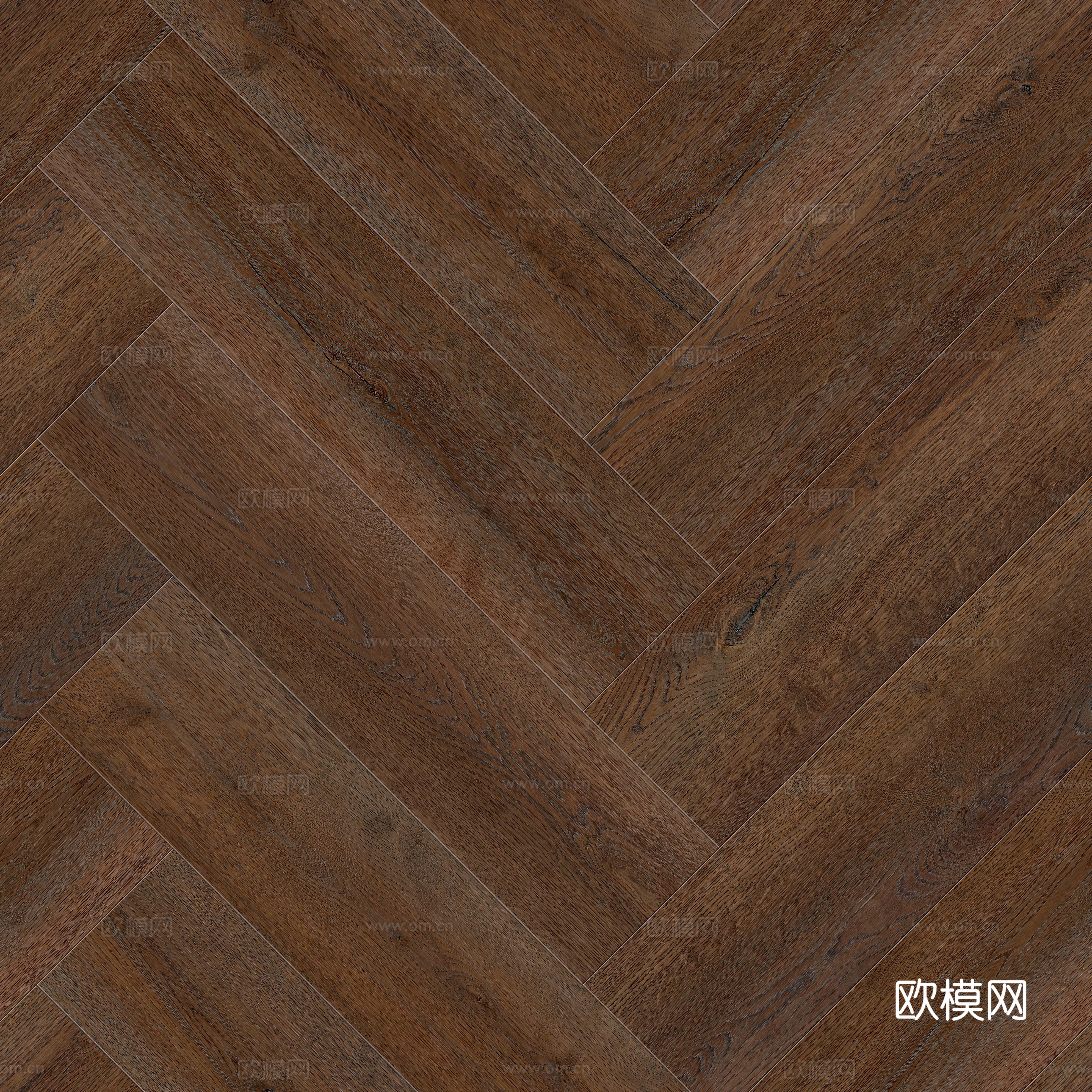 无缝人字拼实木地板