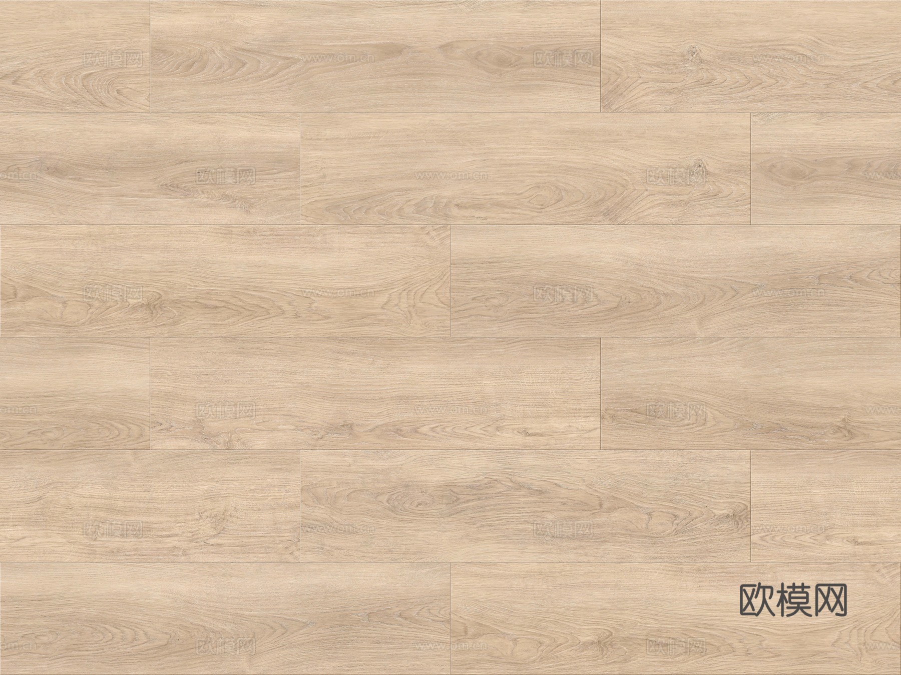 无缝错拼实木地板