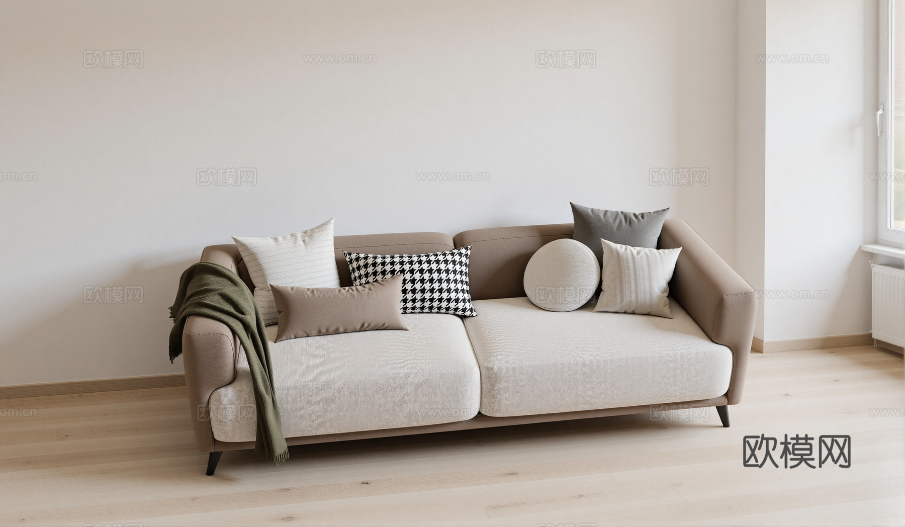 现代沙发su模型