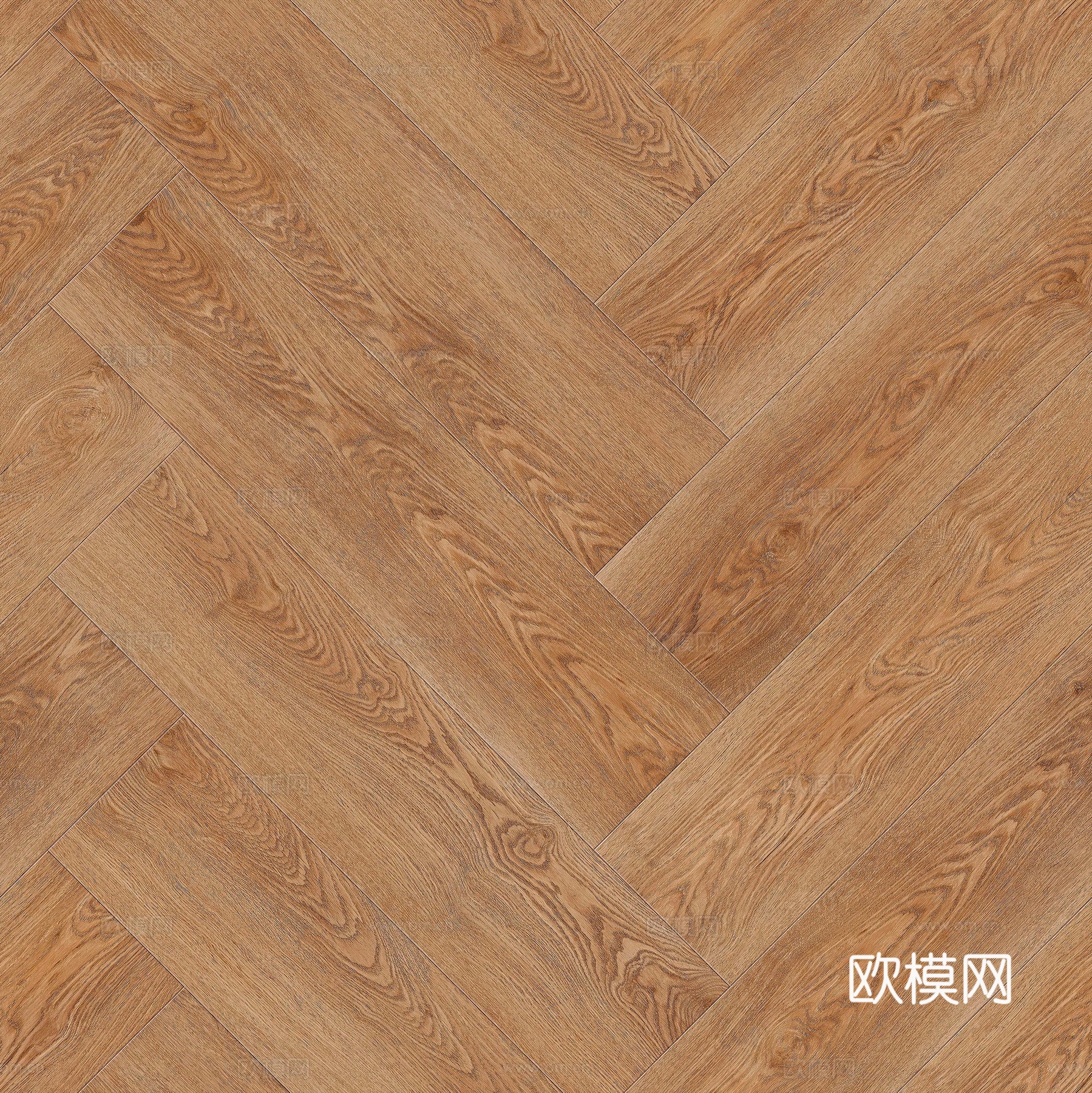 无缝人字拼实木地板