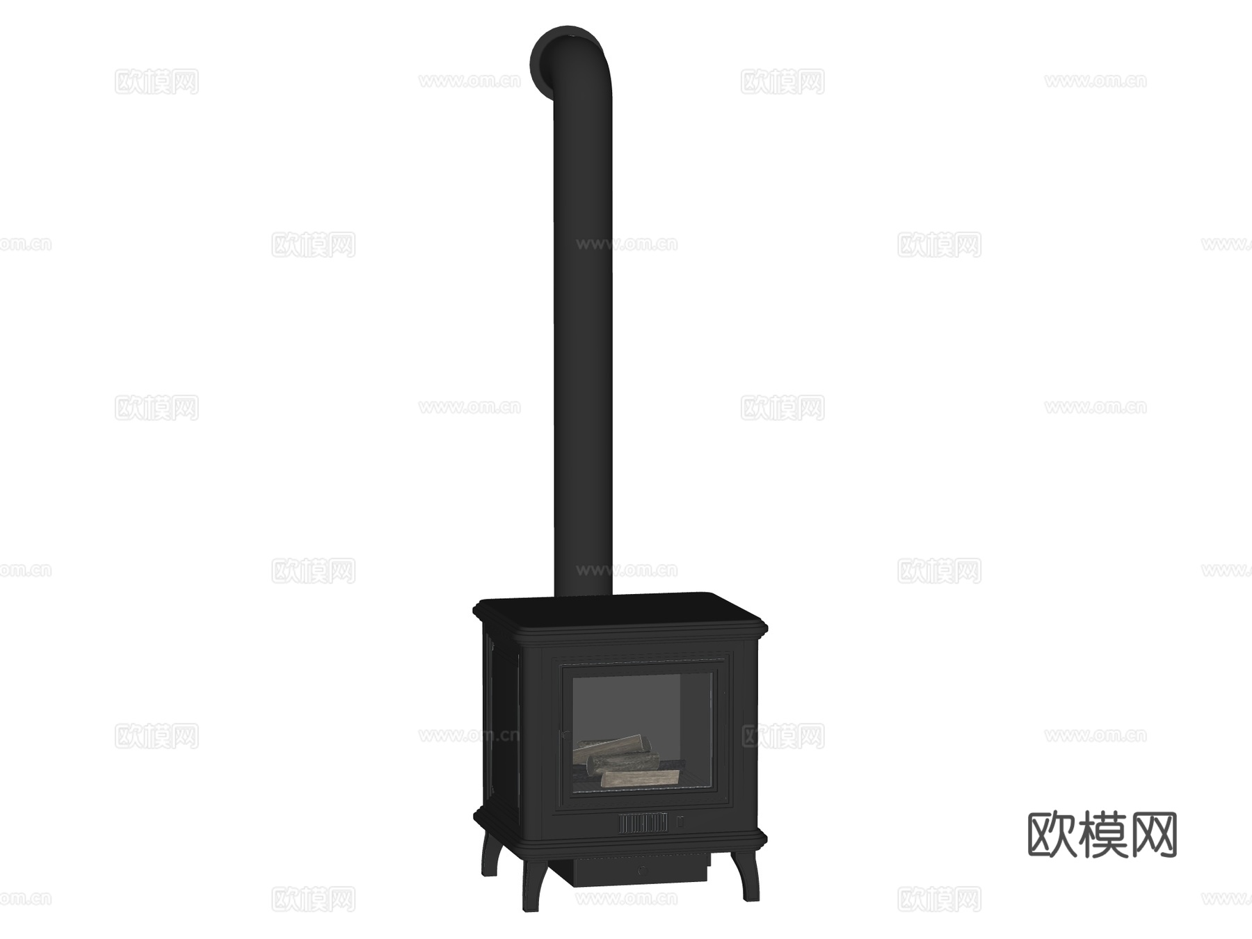 壁炉 装饰壁炉真火壁炉su模型
