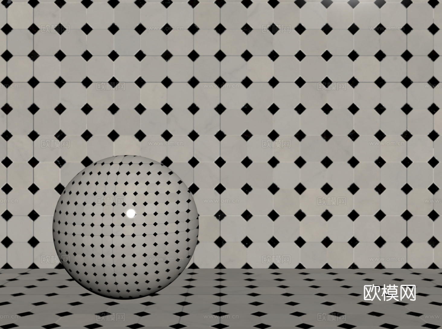 法式复古瓷砖 厨房瓷砖 洗手间瓷砖 地砖 马赛克su模型