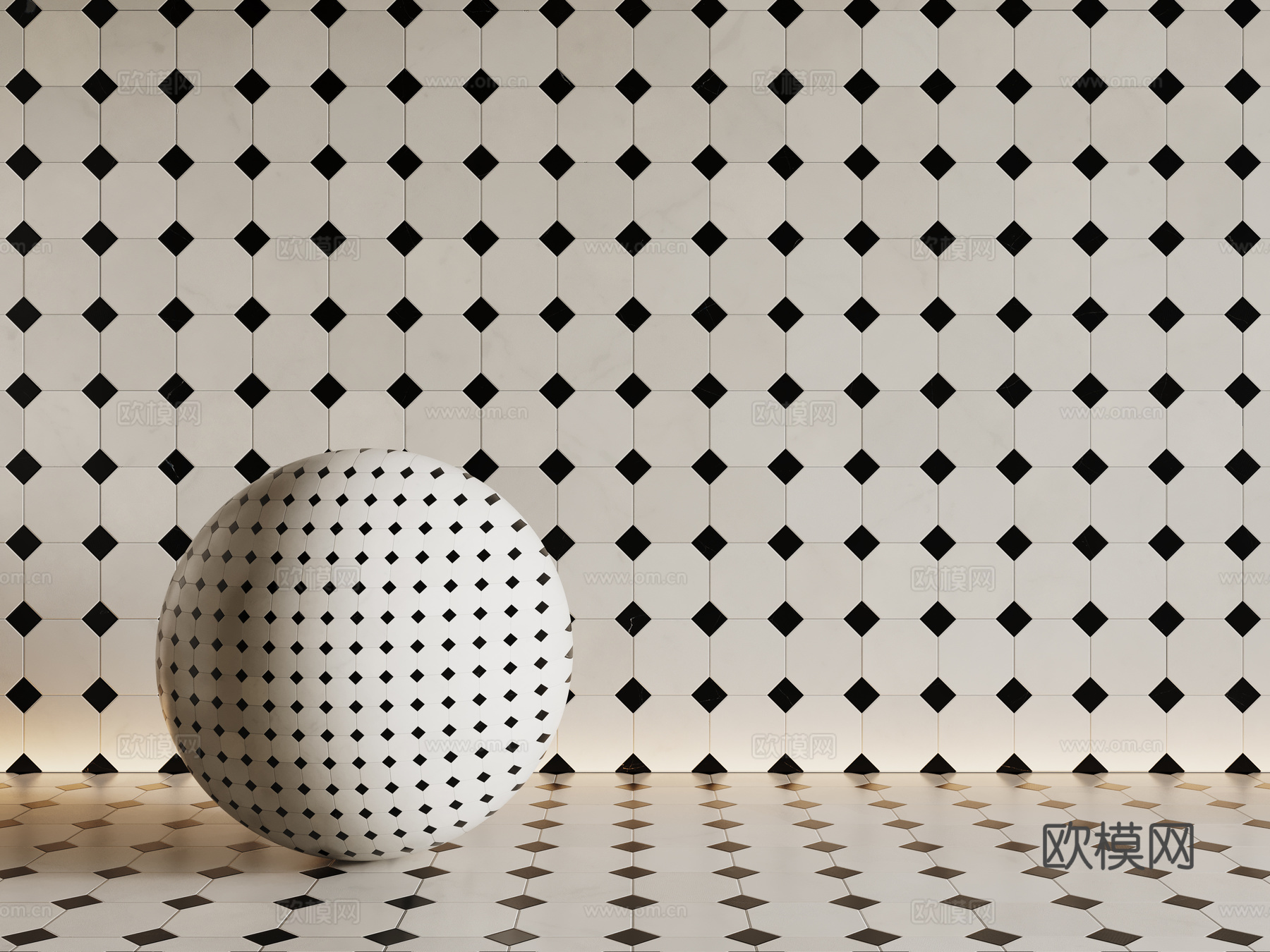 法式复古瓷砖 厨房瓷砖 洗手间瓷砖 地砖 马赛克su模型