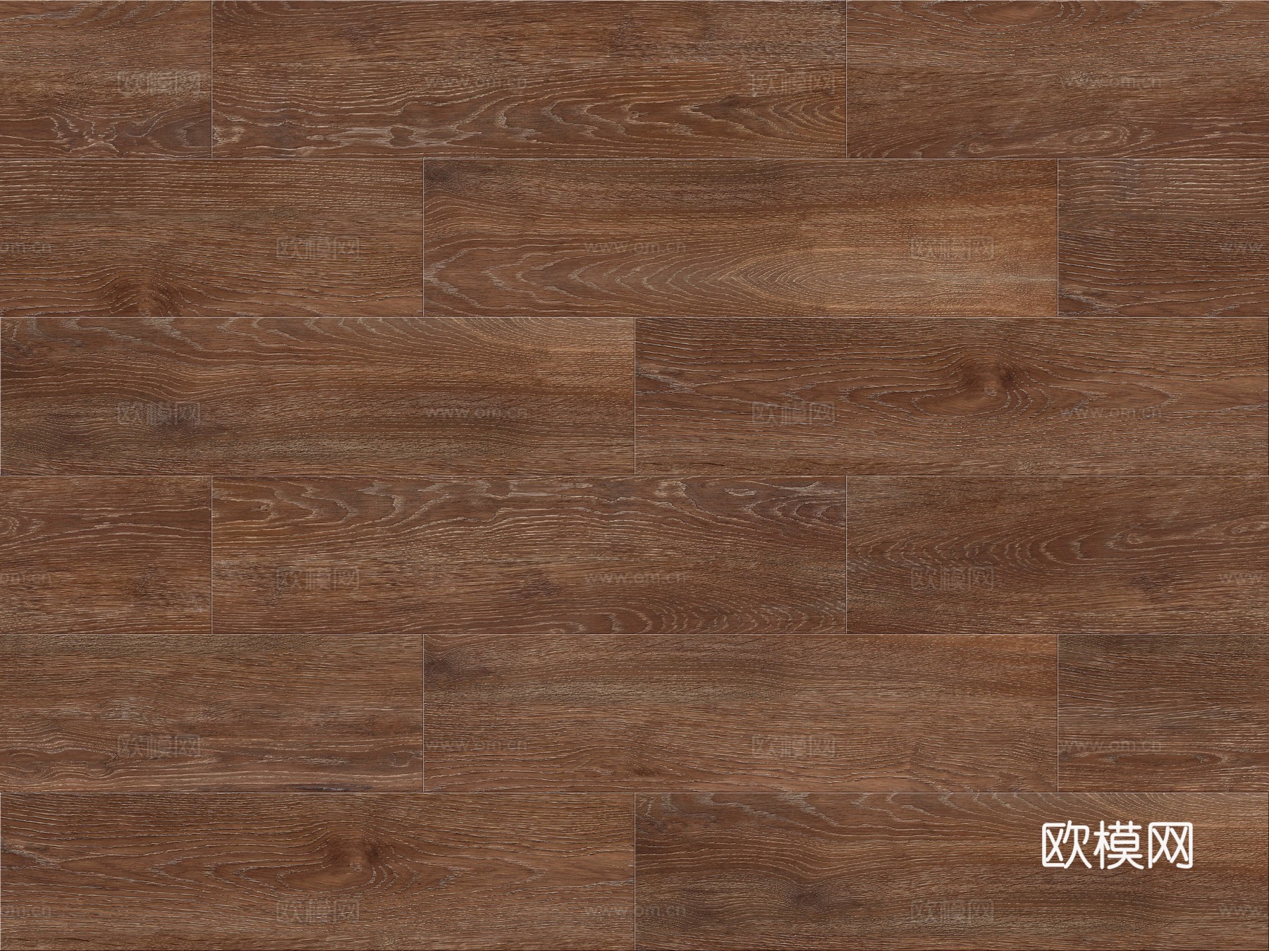 无缝错拼实木地板