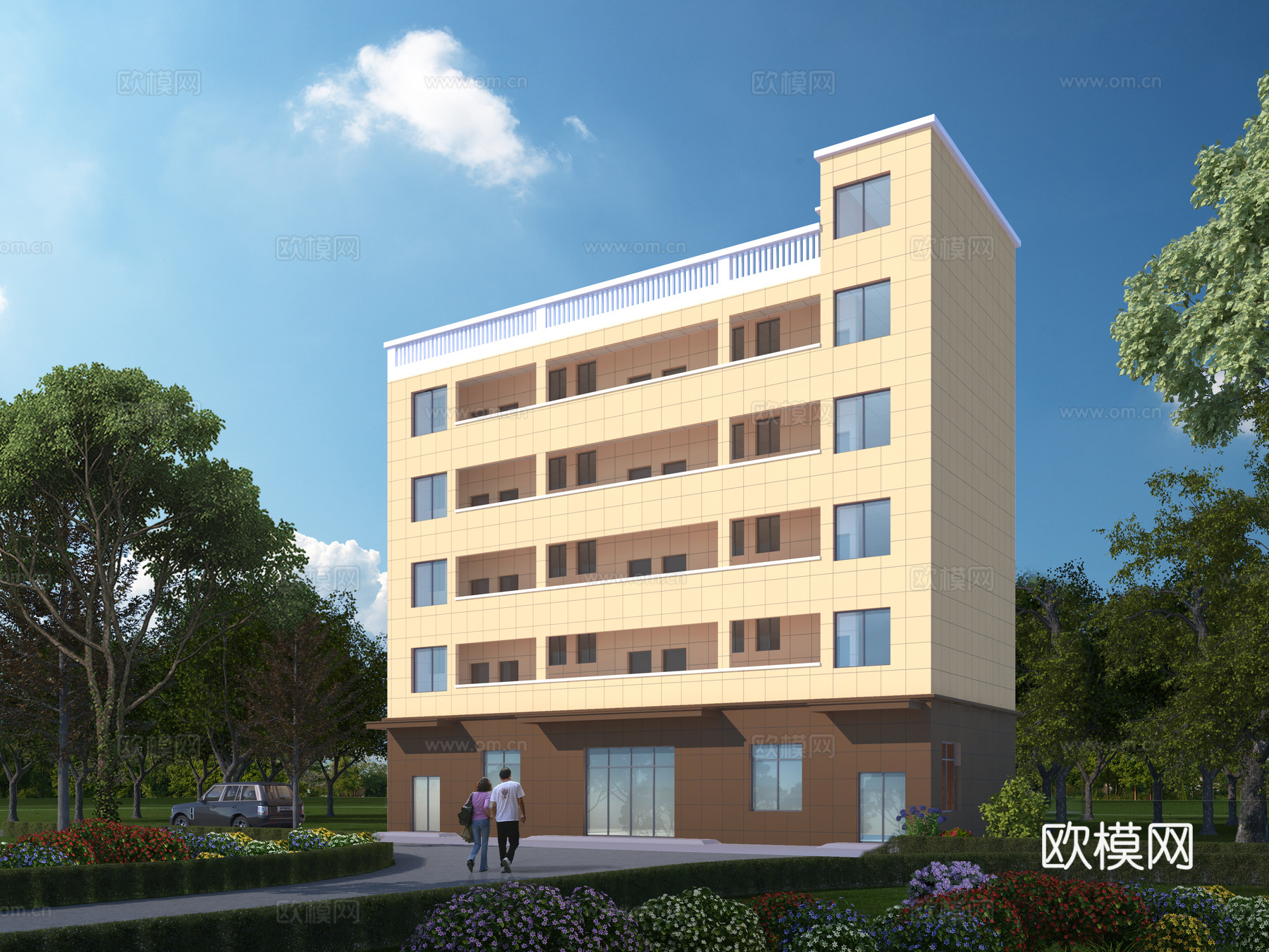 建筑宿舍楼施工图cadcad施工图