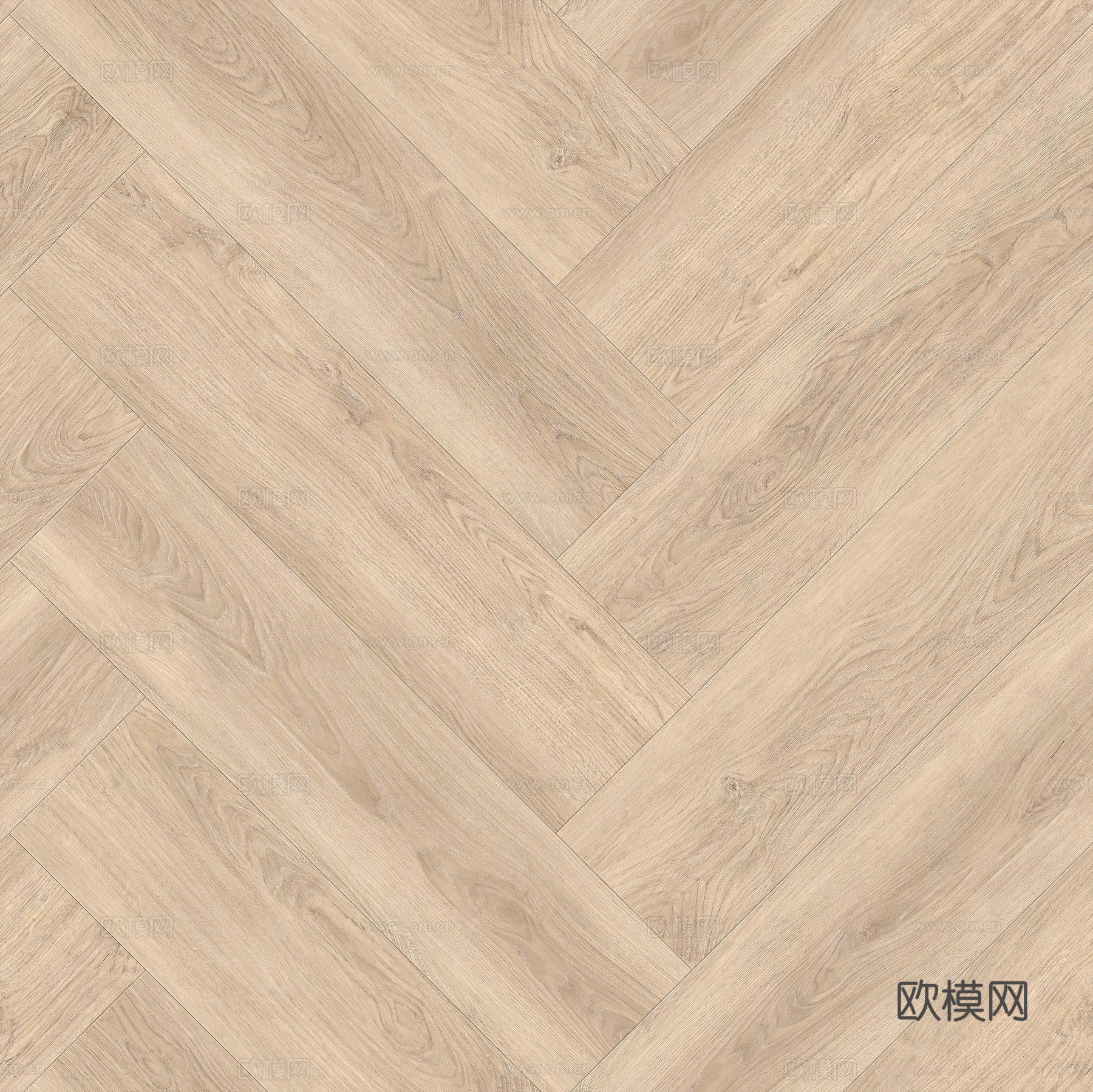 无缝人字拼实木地板