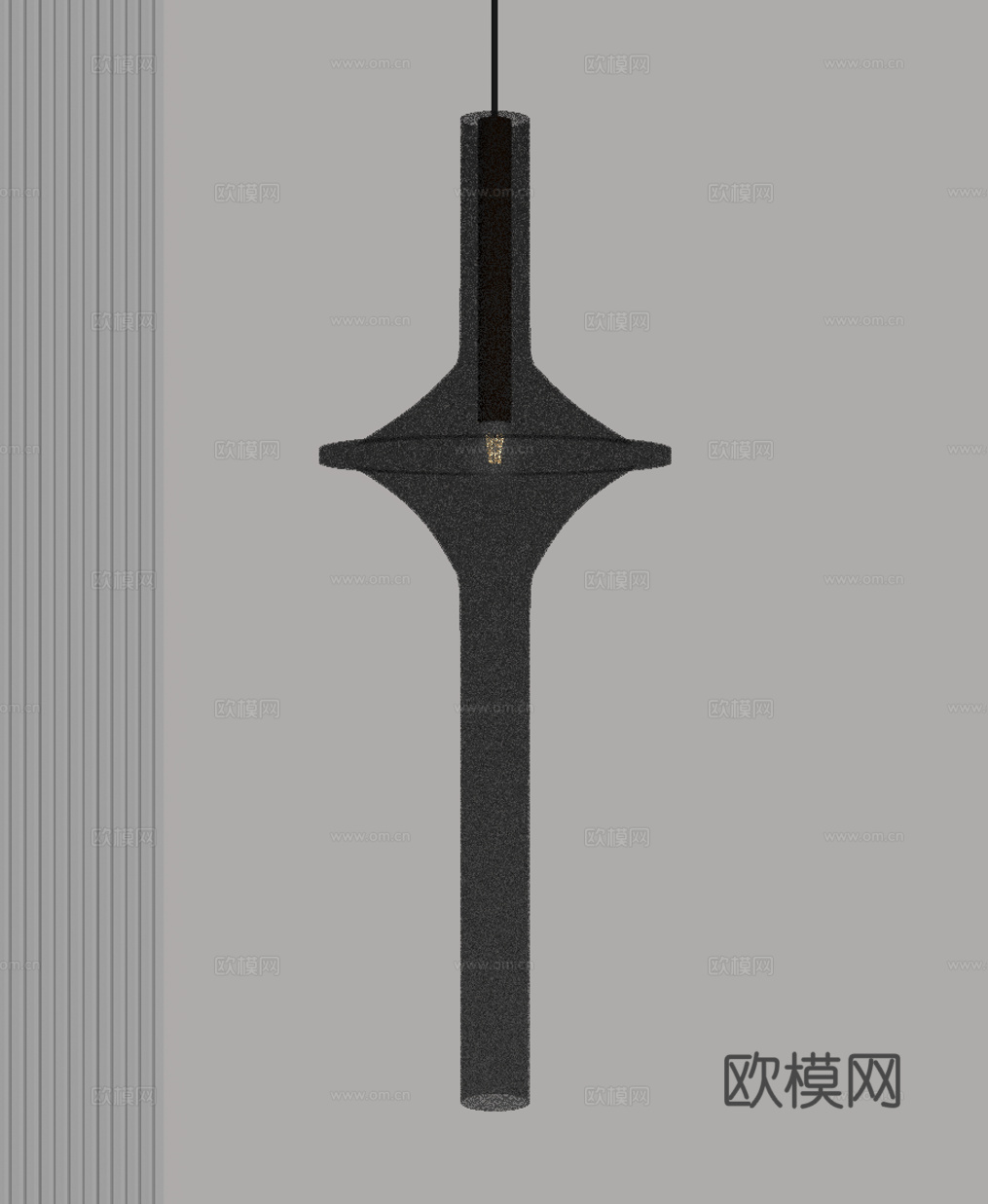 现代意式吊灯su模型