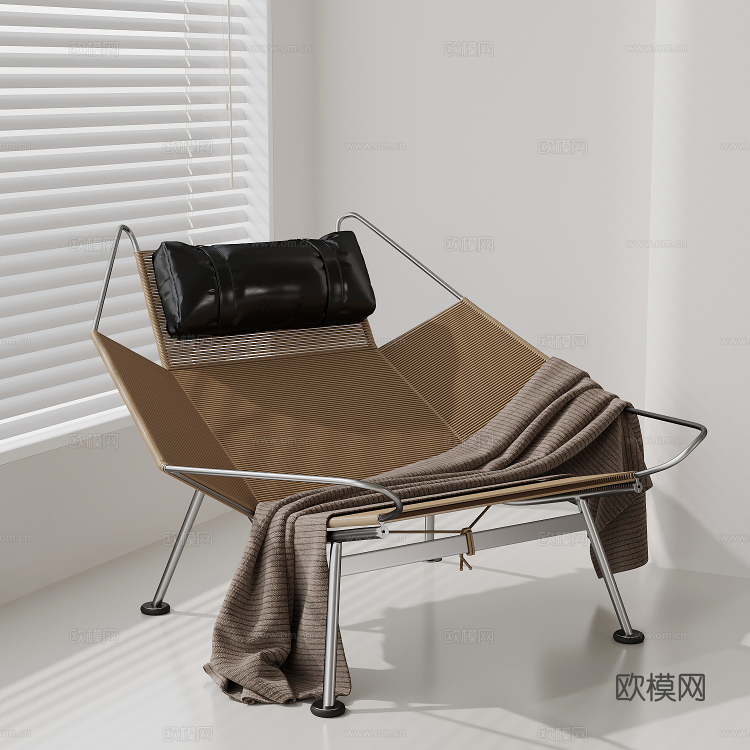 现代休闲椅su模型