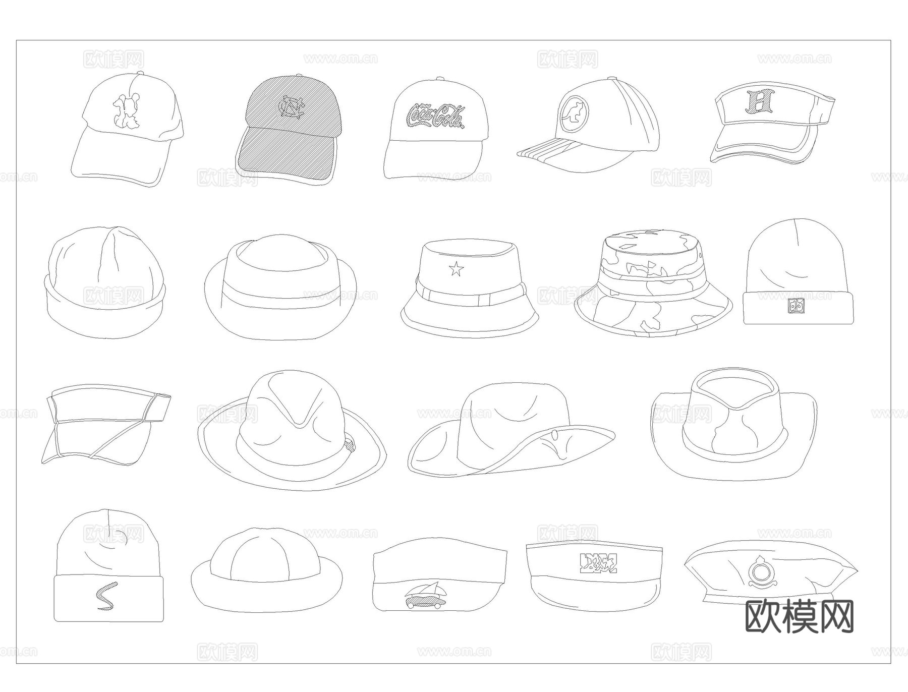 行李箱衣服鞋帽CAD平立面cad施工图