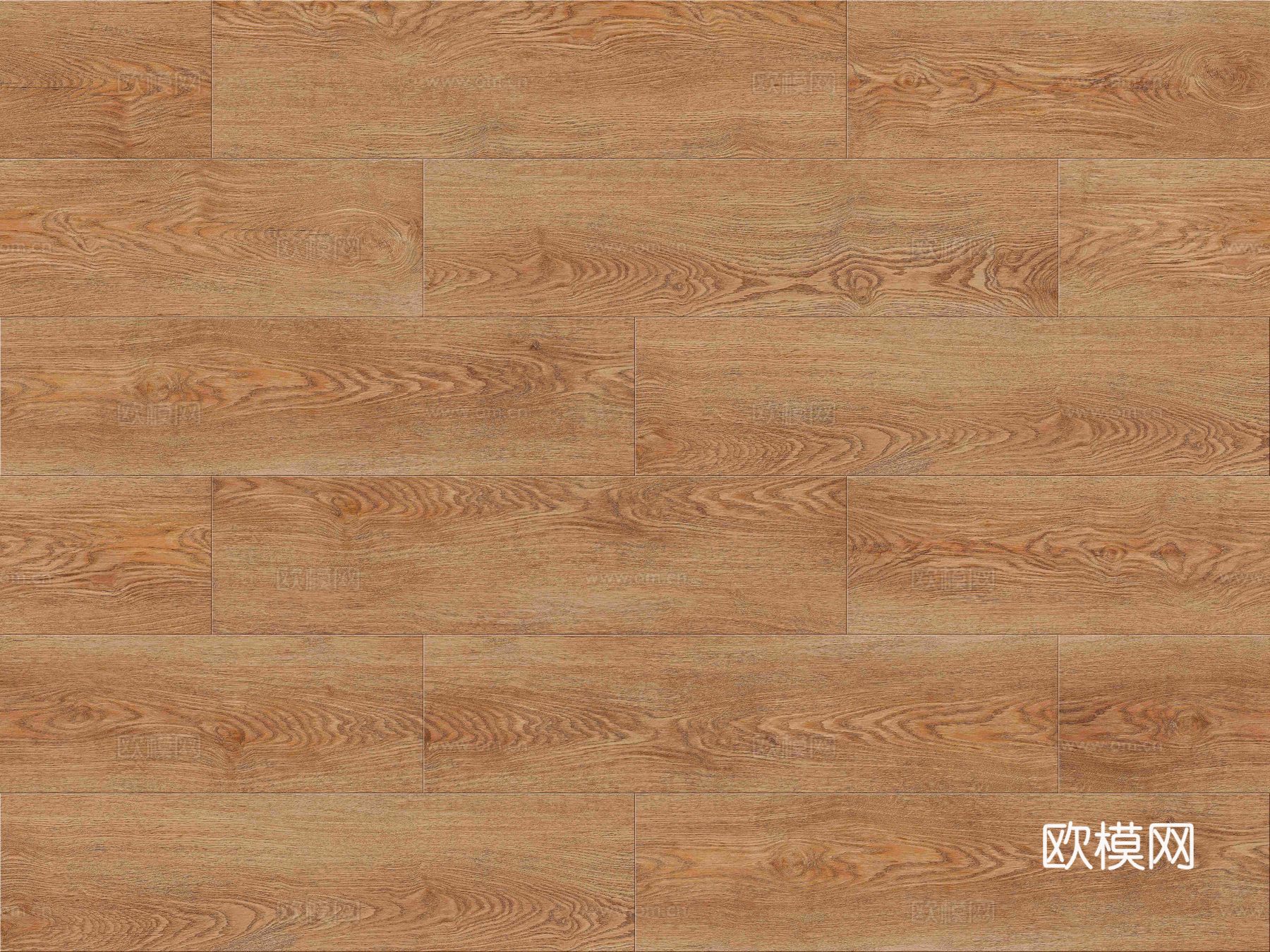 无缝错拼实木地板