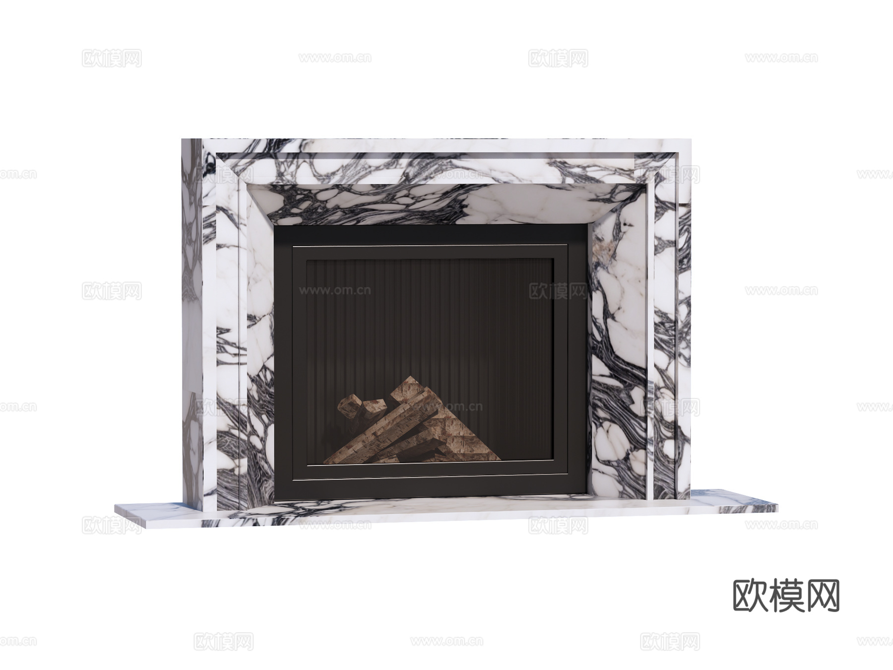 壁炉 装饰壁炉真火壁炉su模型