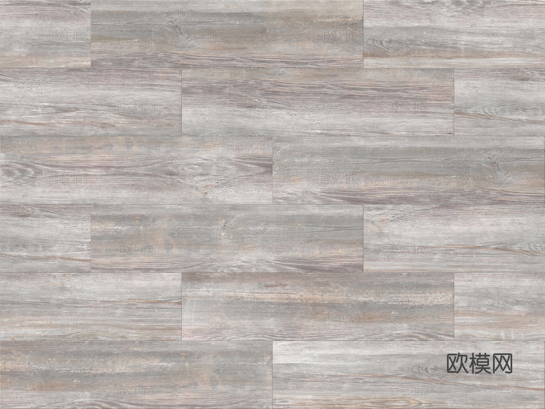 无缝错拼实木地板