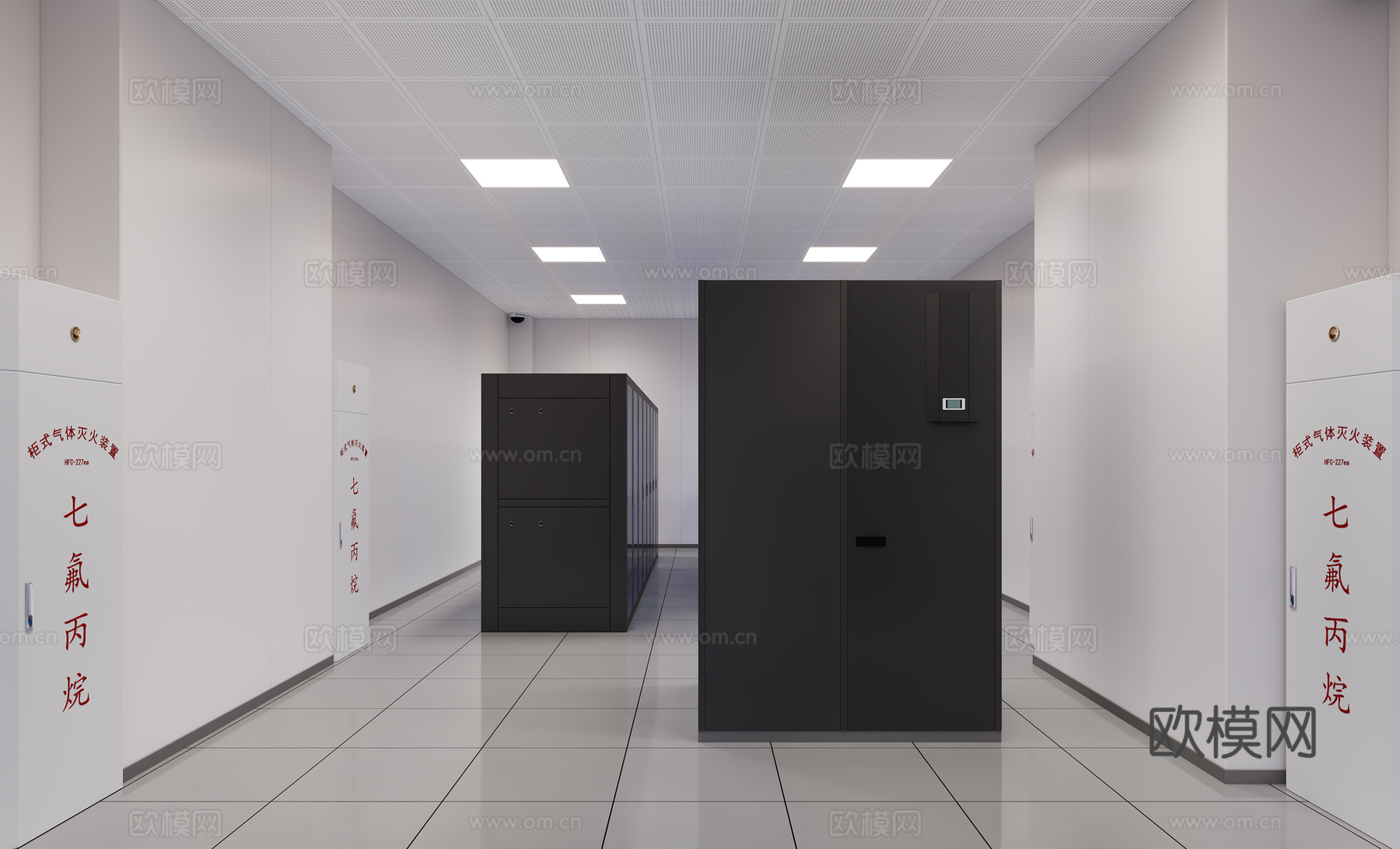 机房 设备间 存档室3d模型下载（渲染图4）