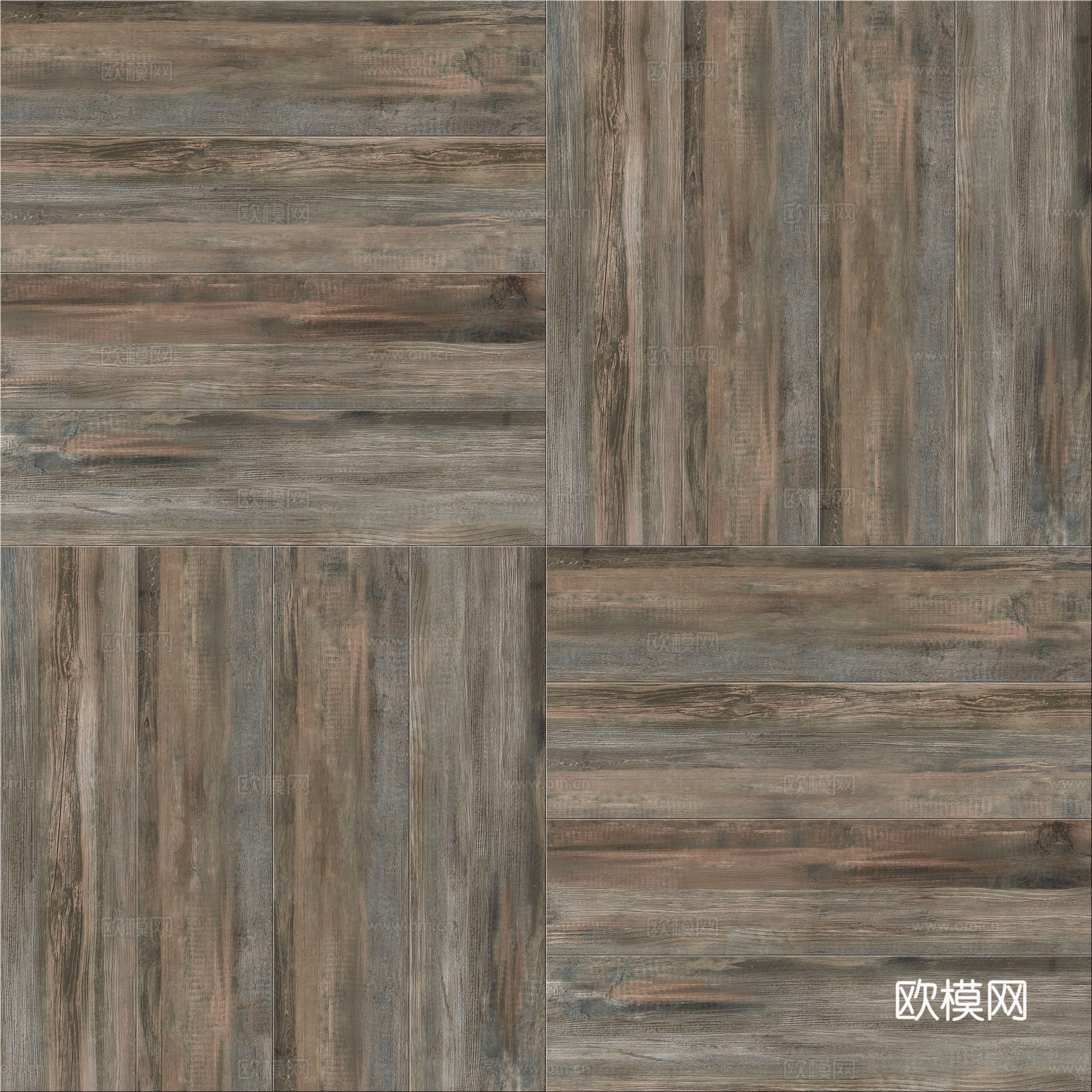 无缝拼花旧木地板