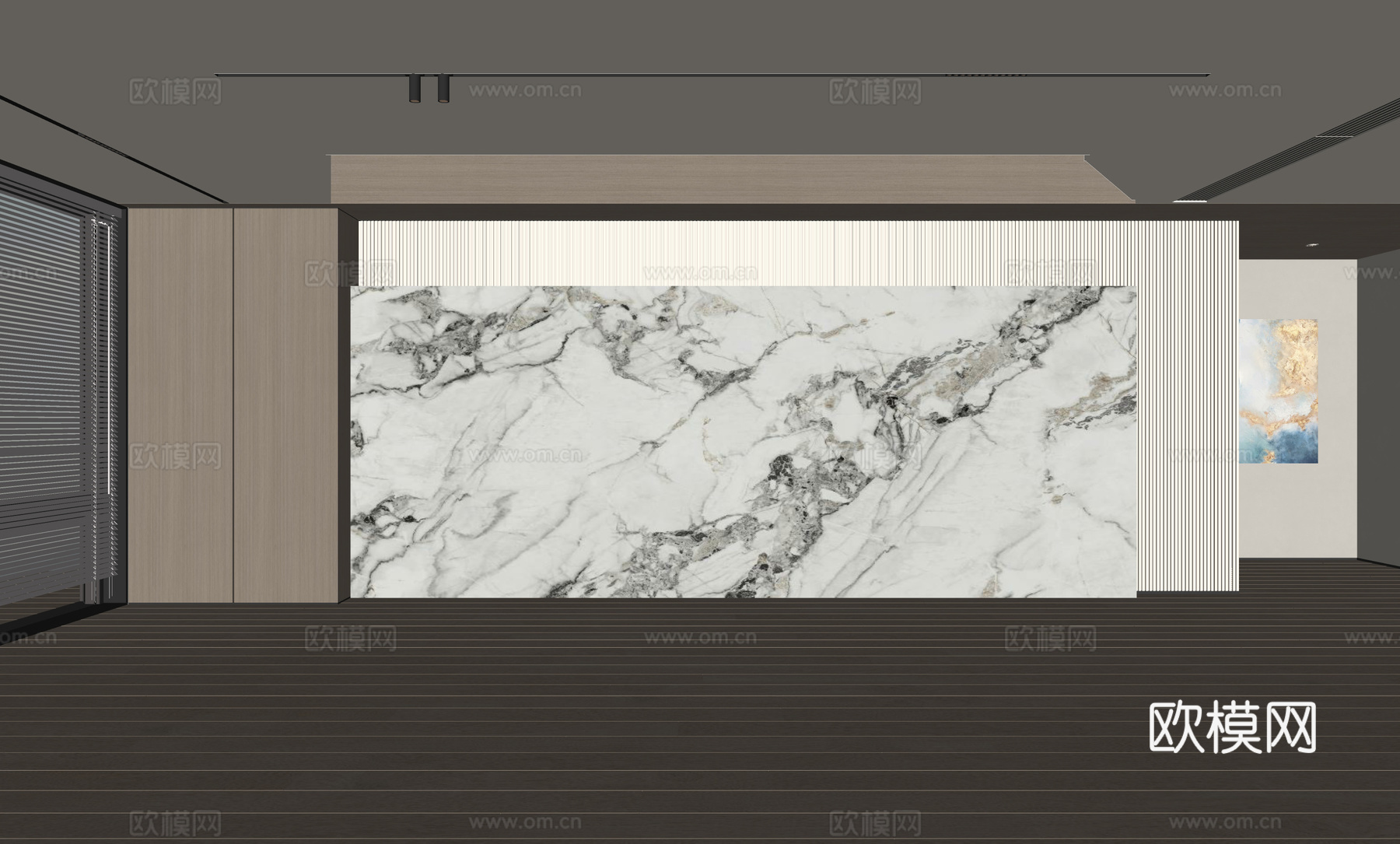 现代客厅 奶油客厅 沙发背景墙 客厅背景 奶油风背景墙su模型