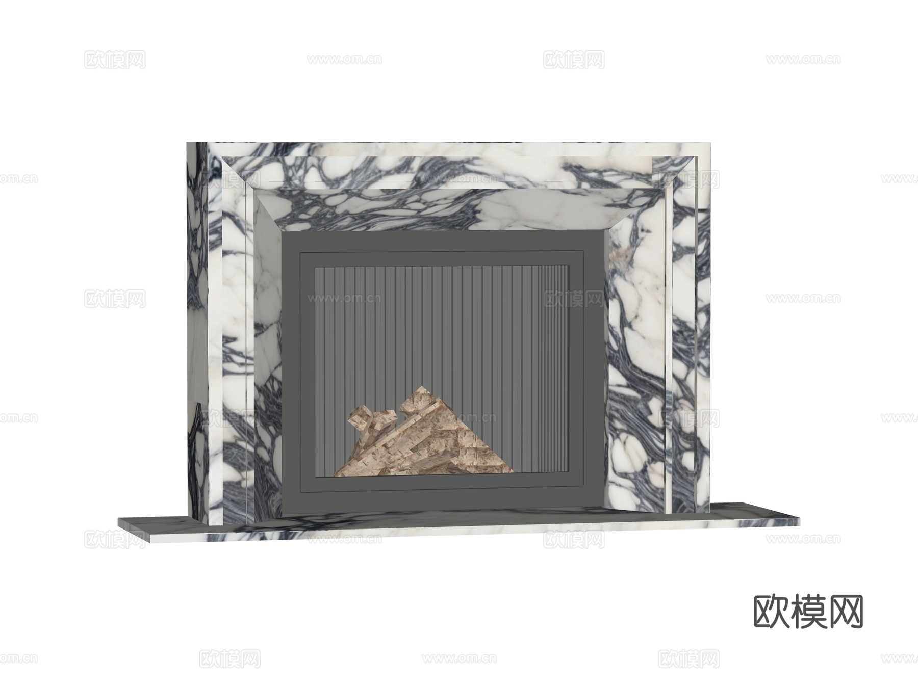 壁炉 装饰壁炉真火壁炉su模型