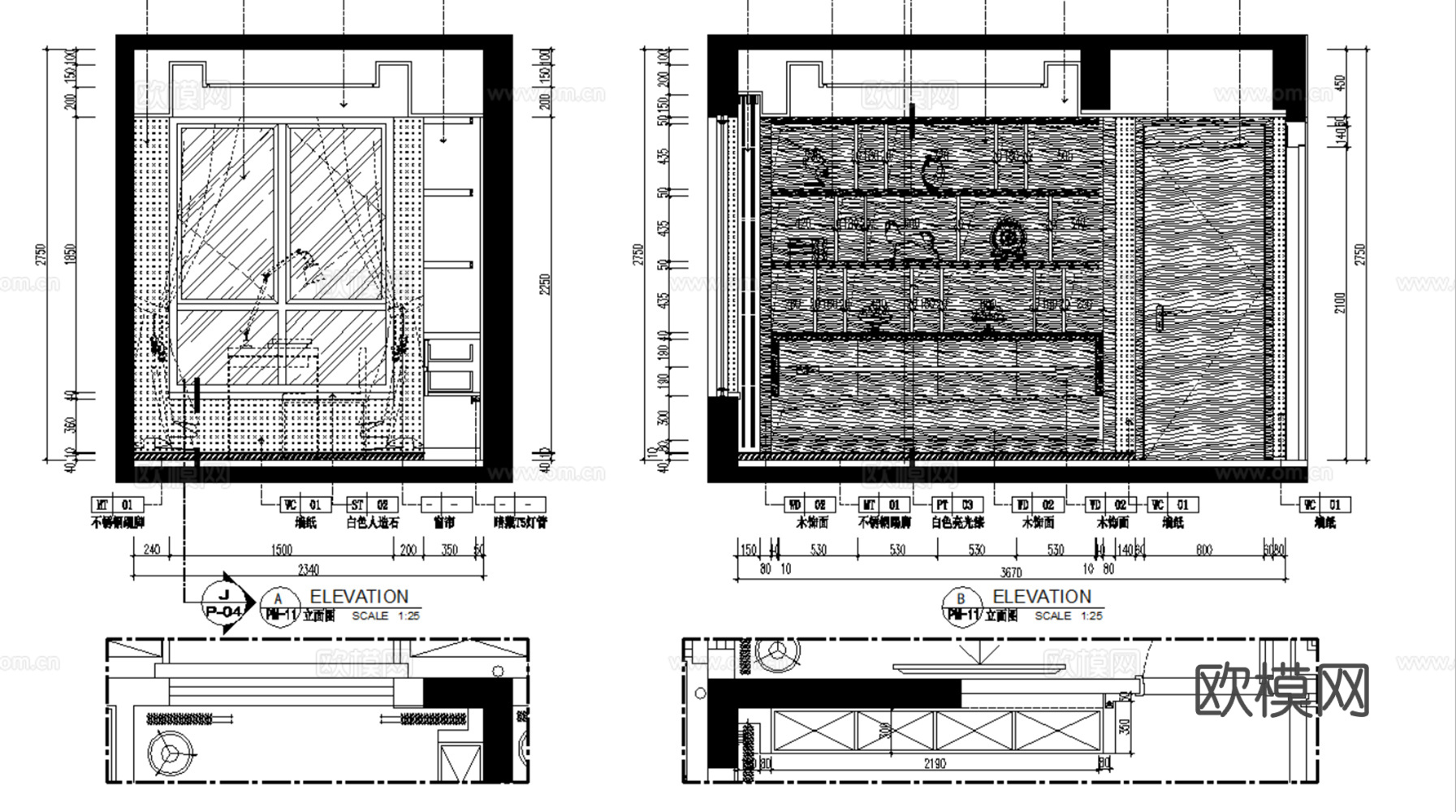 10套北欧风格家装CAD施工图附效果图cad施工图