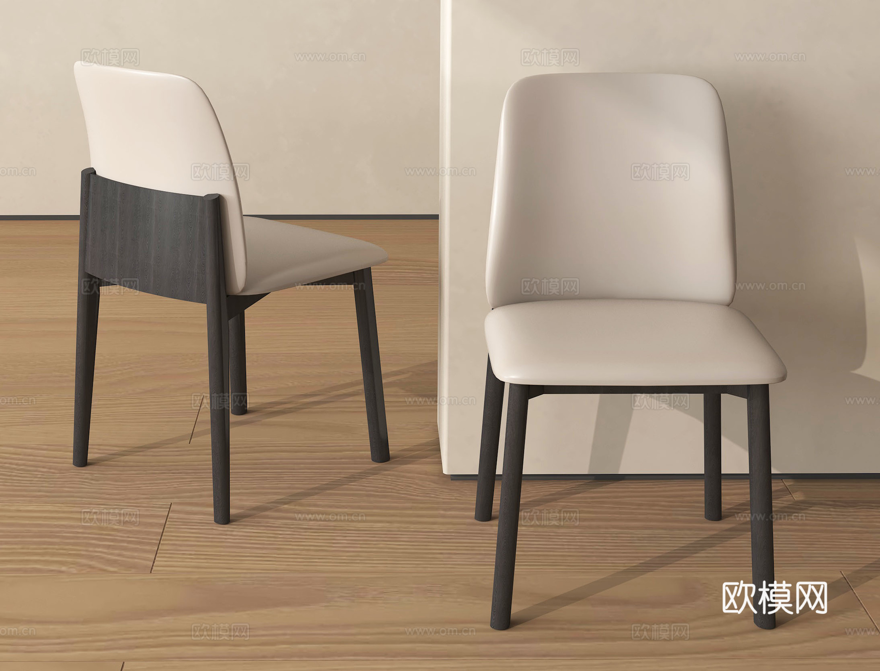 现代餐椅 现代单椅su模型