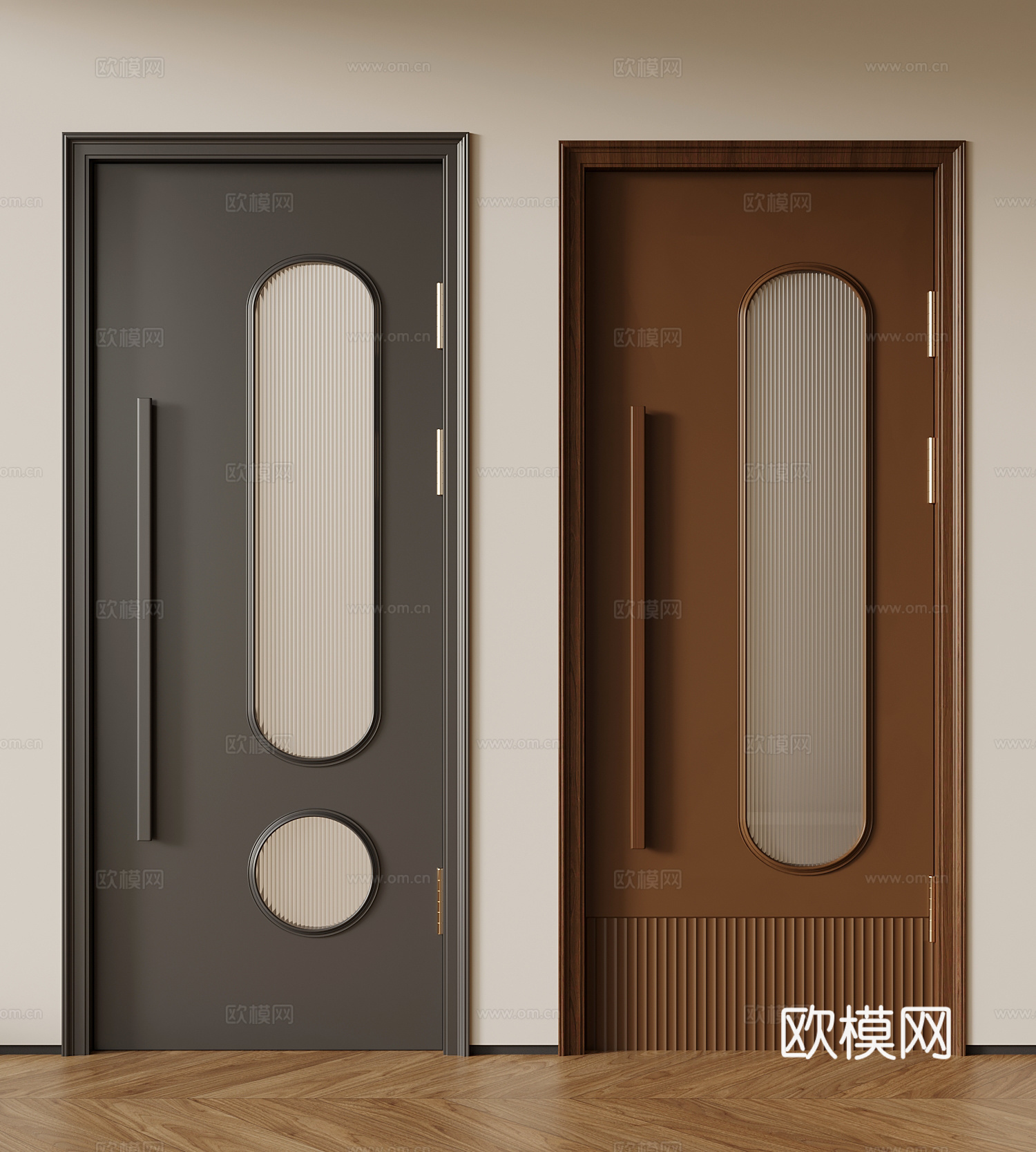 中古风门su模型