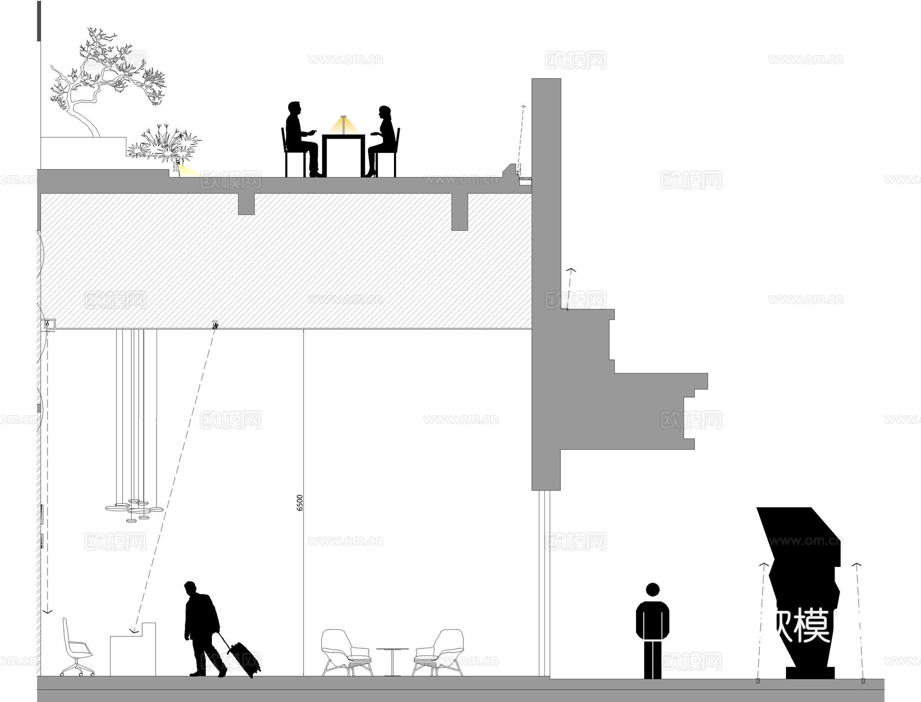 灯具CAD图库 节点图库cad施工图