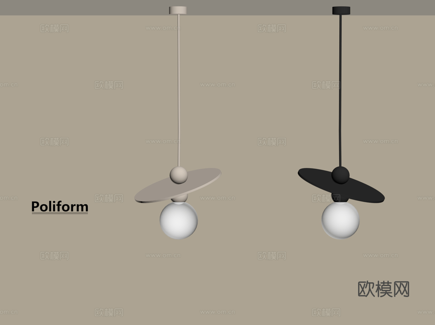 现代吊灯 床头装饰小吊灯su模型