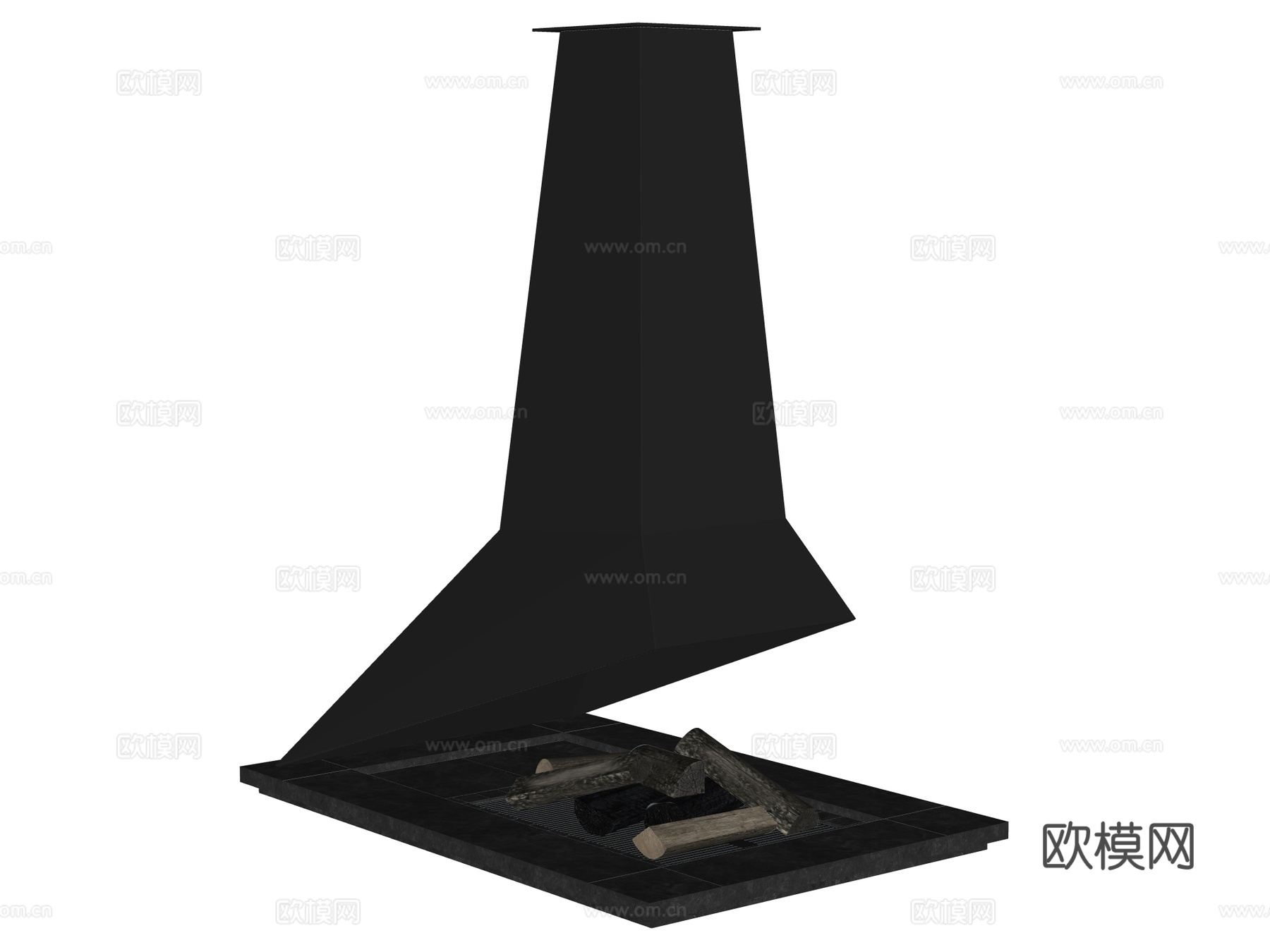 壁炉 装饰壁炉su模型