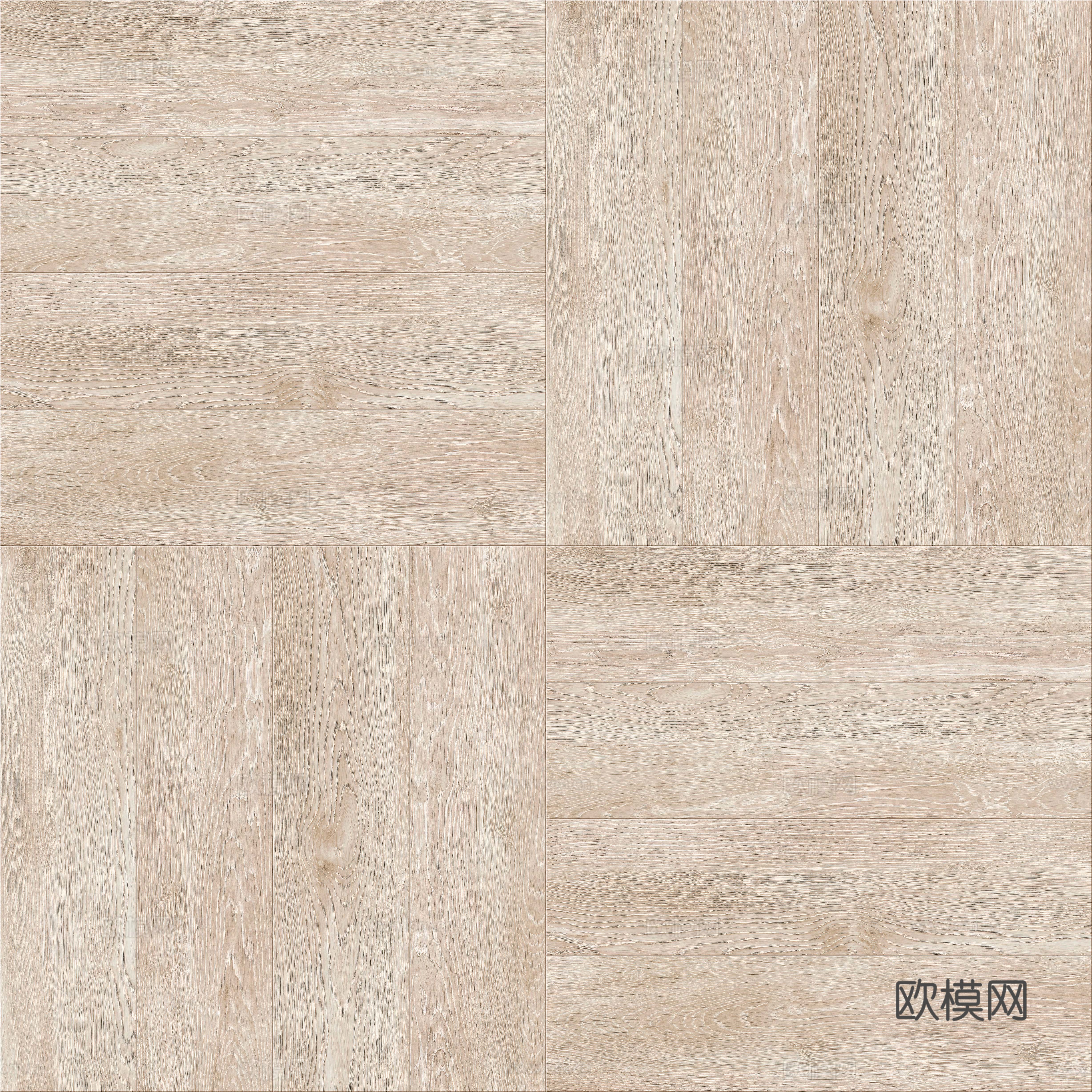 无缝拼花实木地板