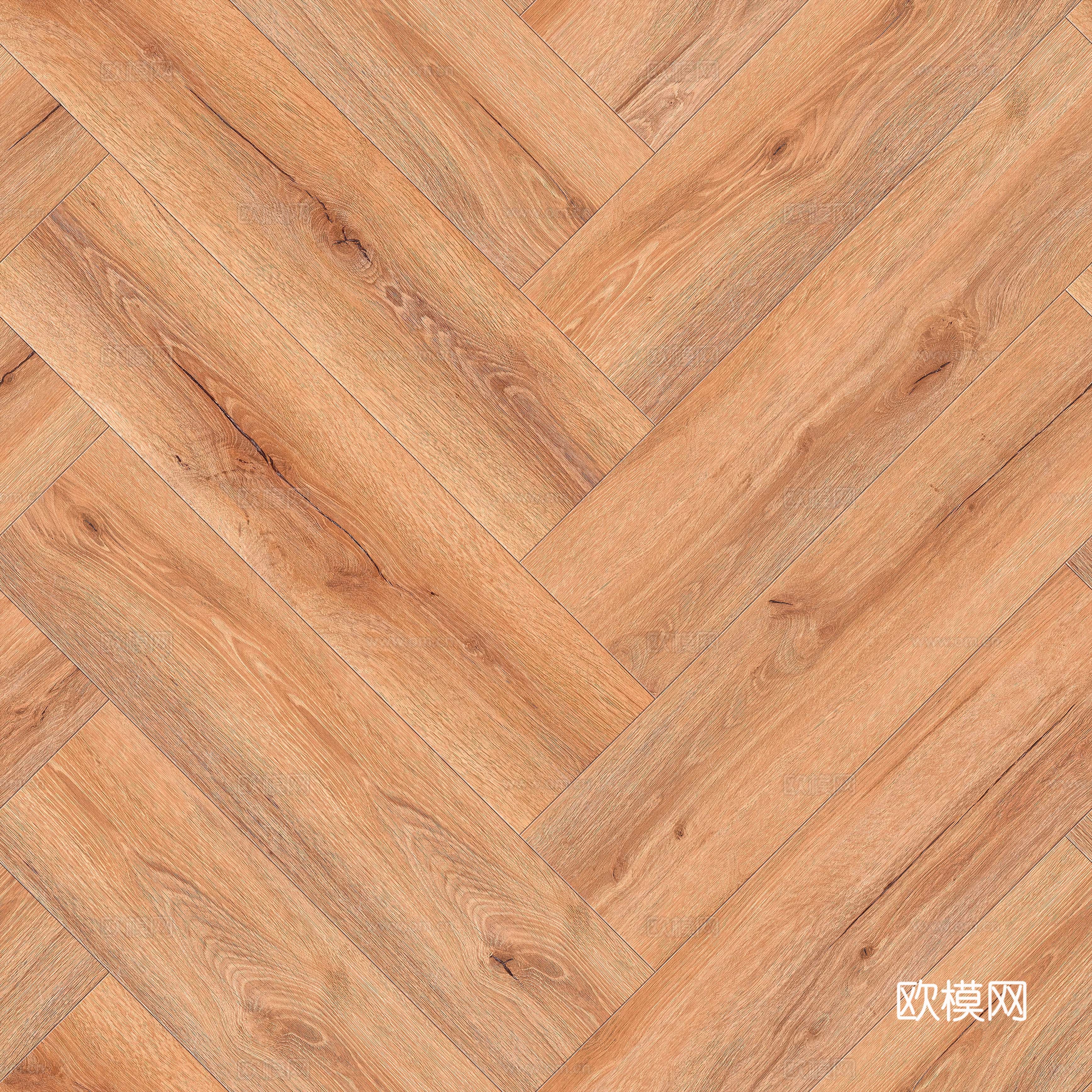 无缝人字拼实木地板