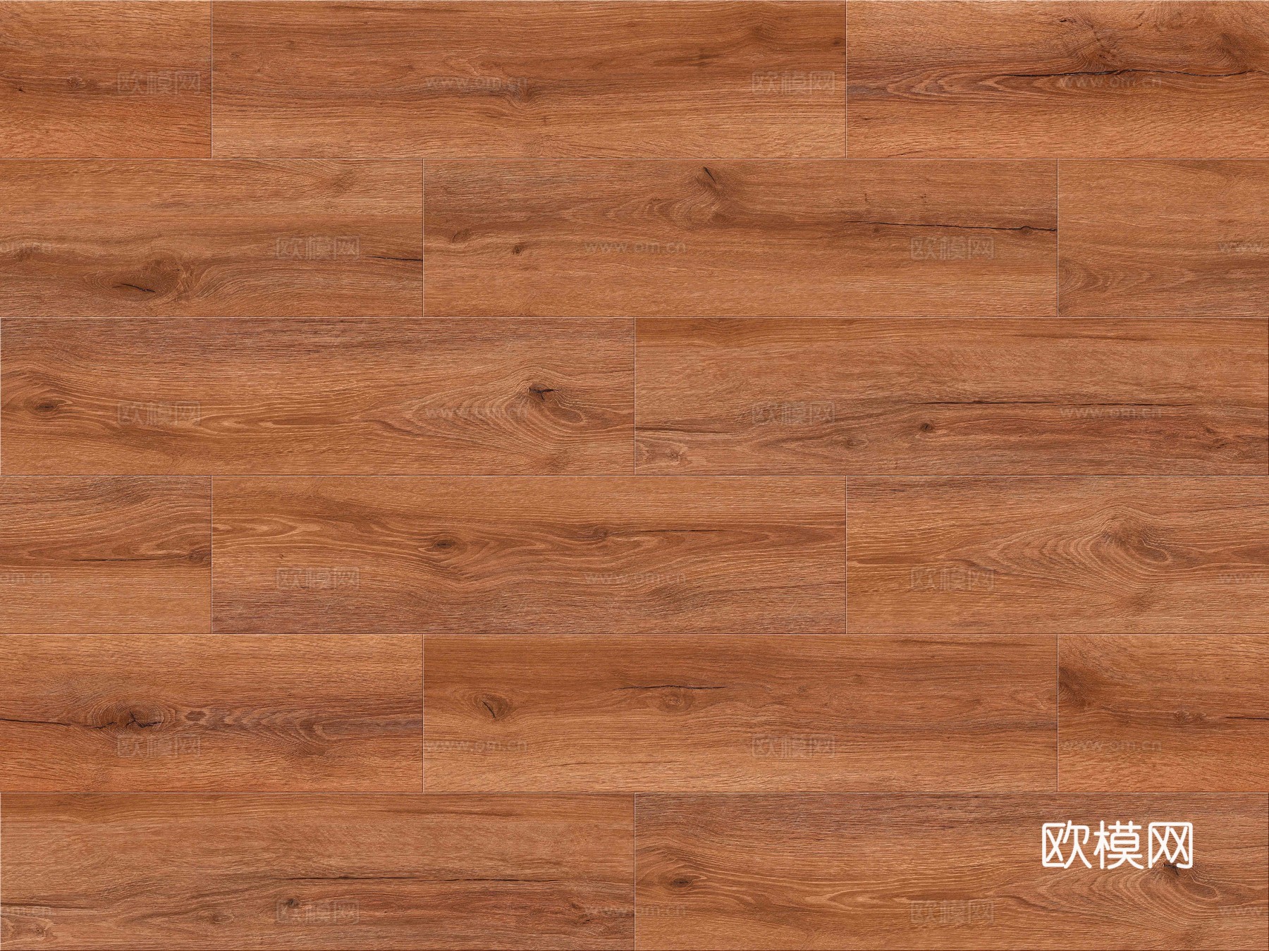 无缝错拼实木地板