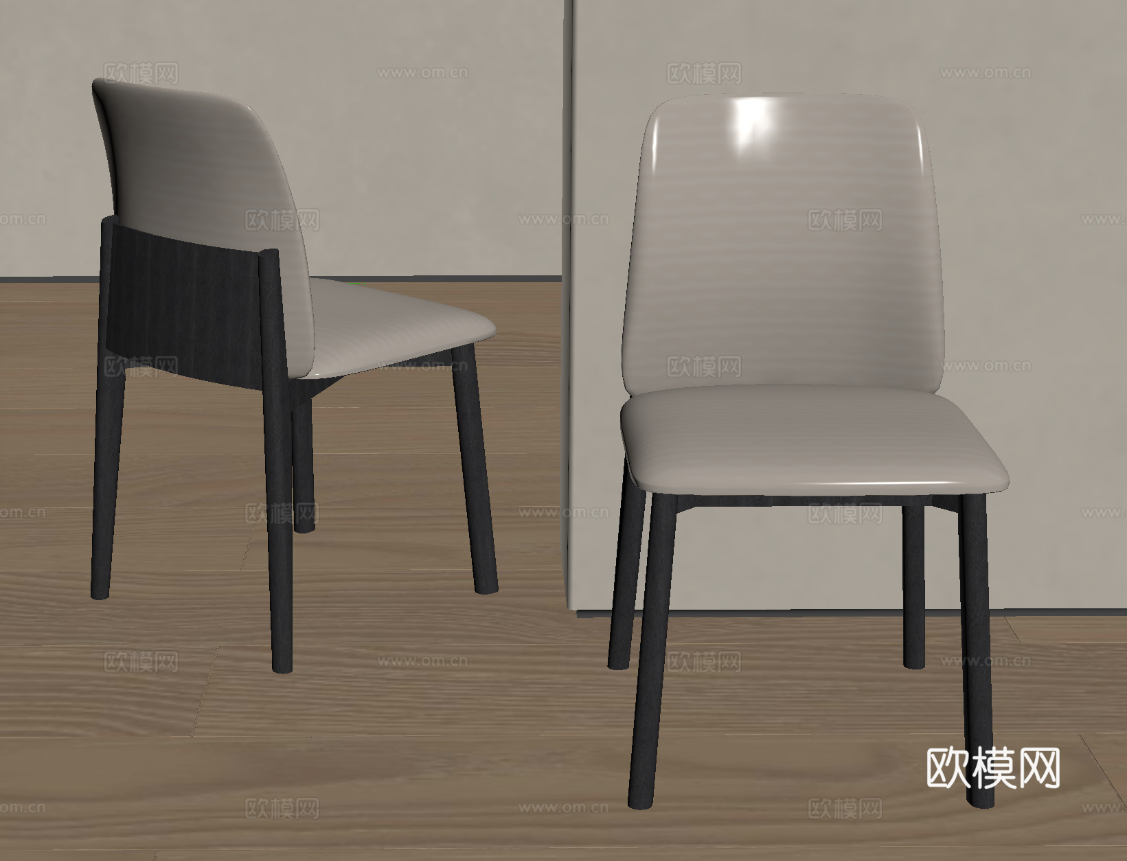 现代餐椅 现代单椅su模型