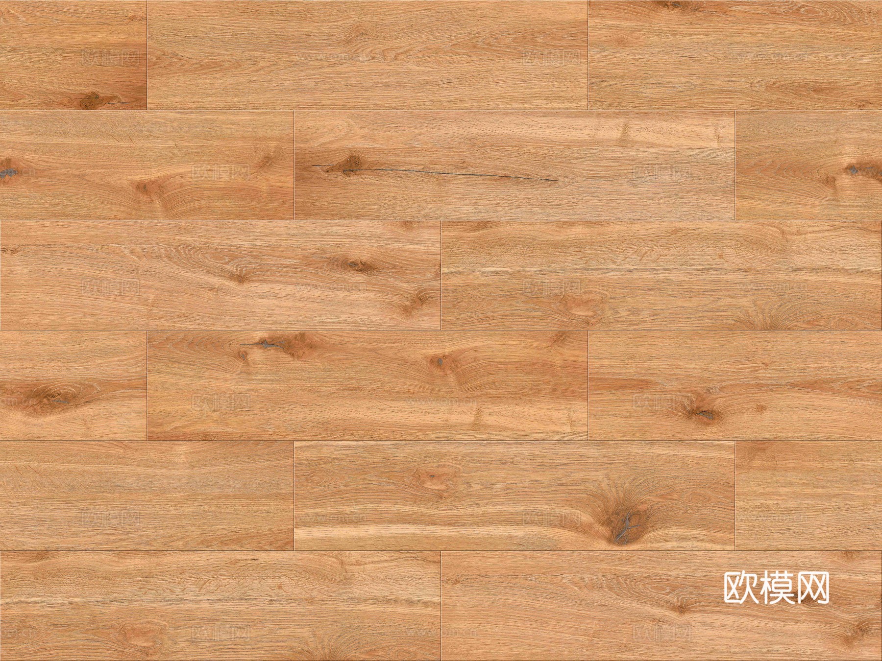 无缝错拼实木地板