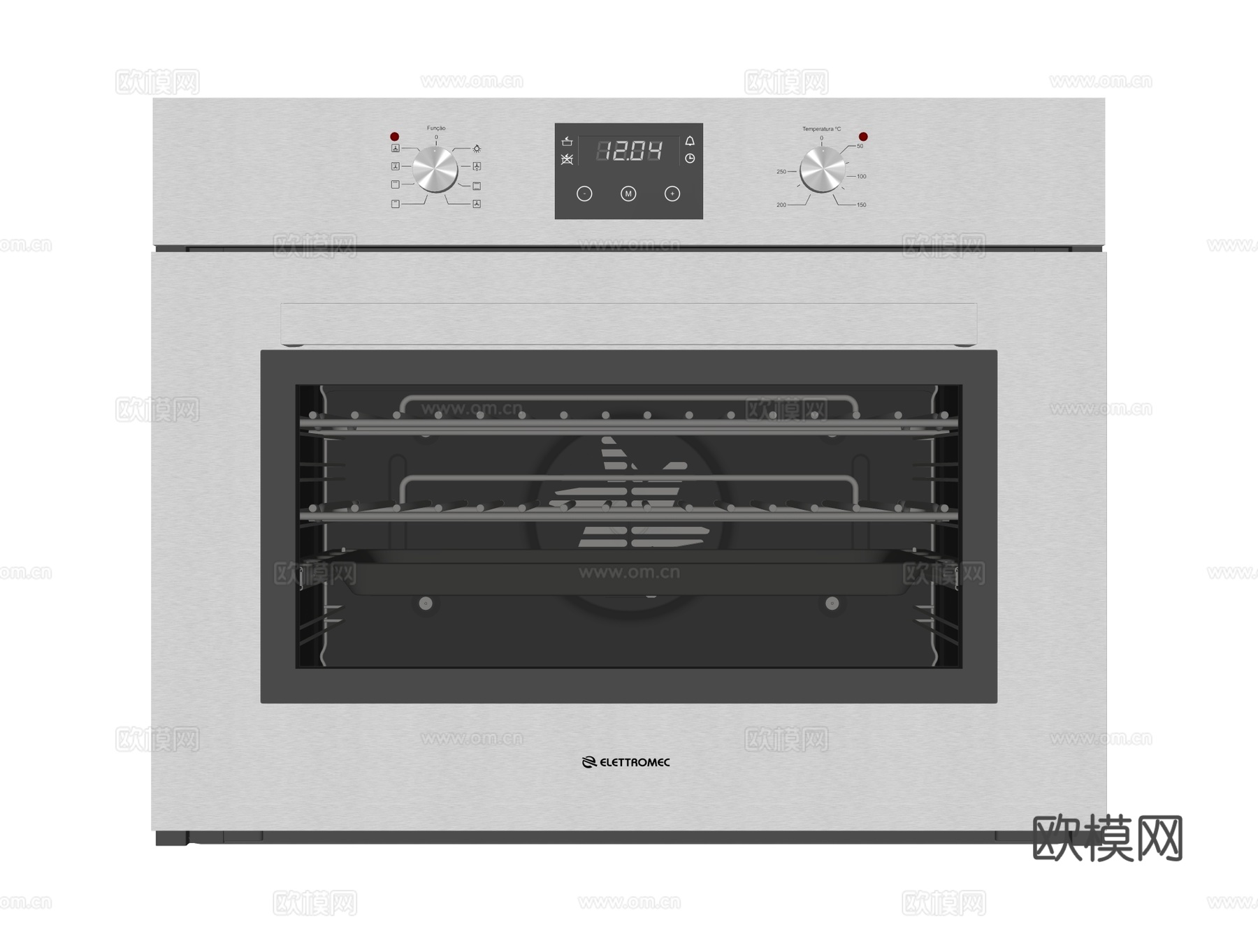 嵌入式蒸烤箱su模型