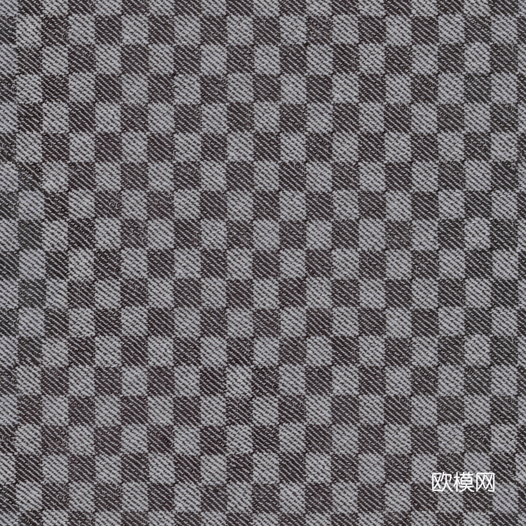 无缝棋盘格布料_简约针织布