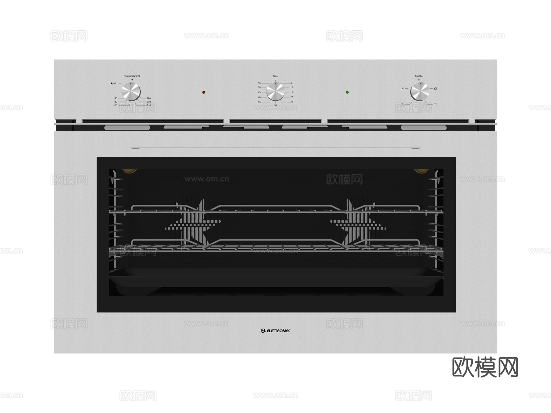 嵌入式蒸烤箱su模型