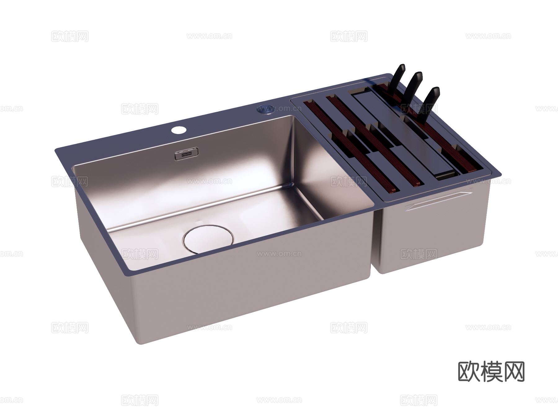 水槽菜盆洗菜盆su模型