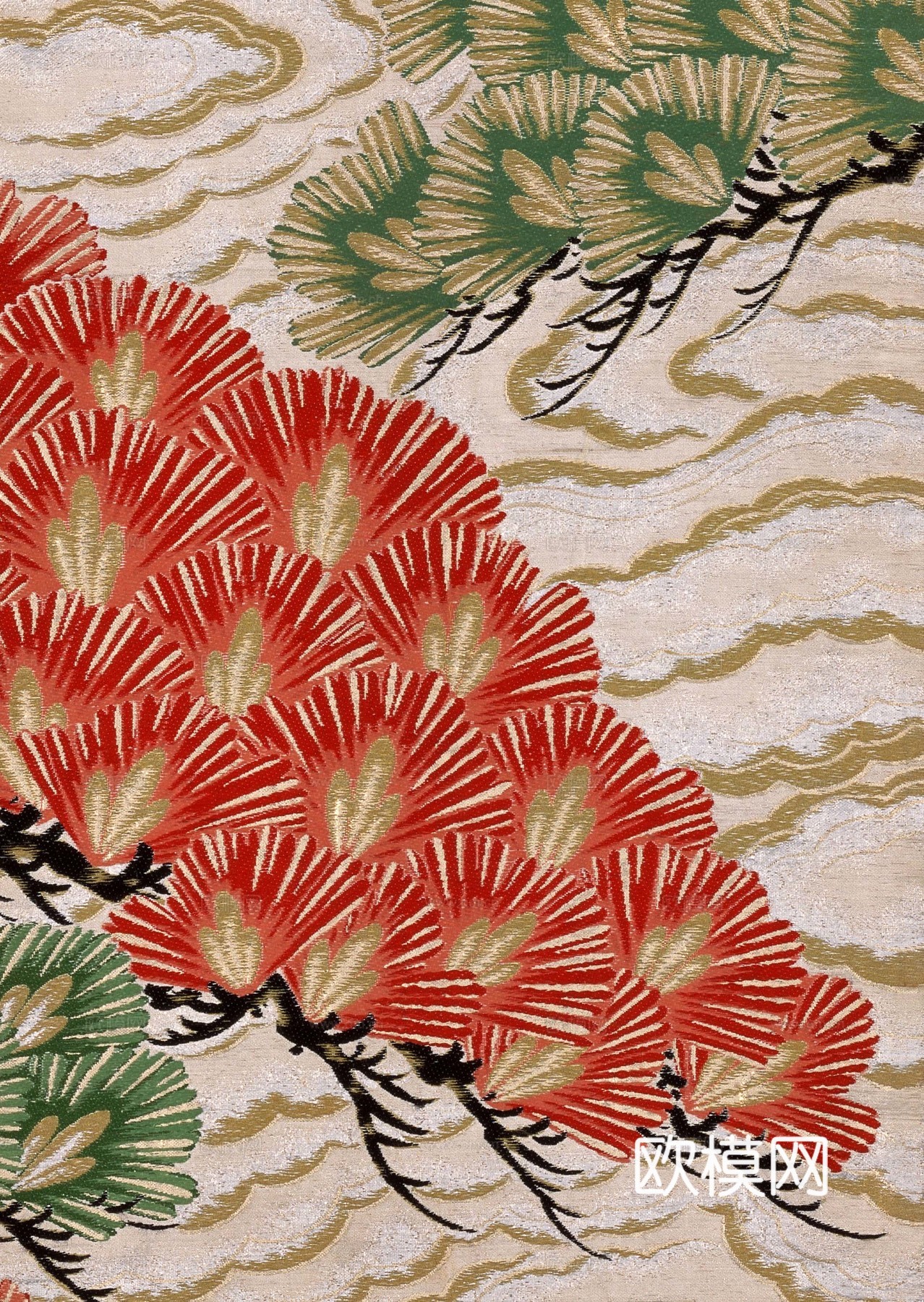 日式和风布纹29