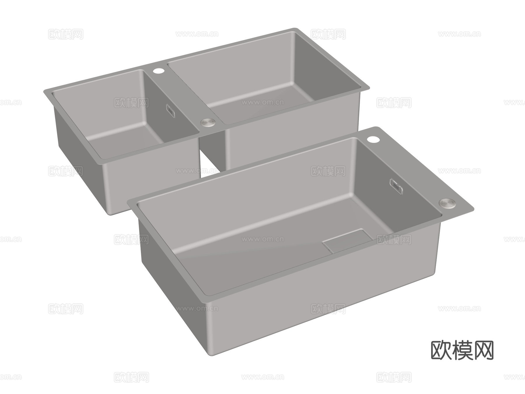 水槽菜盆洗菜盆su模型