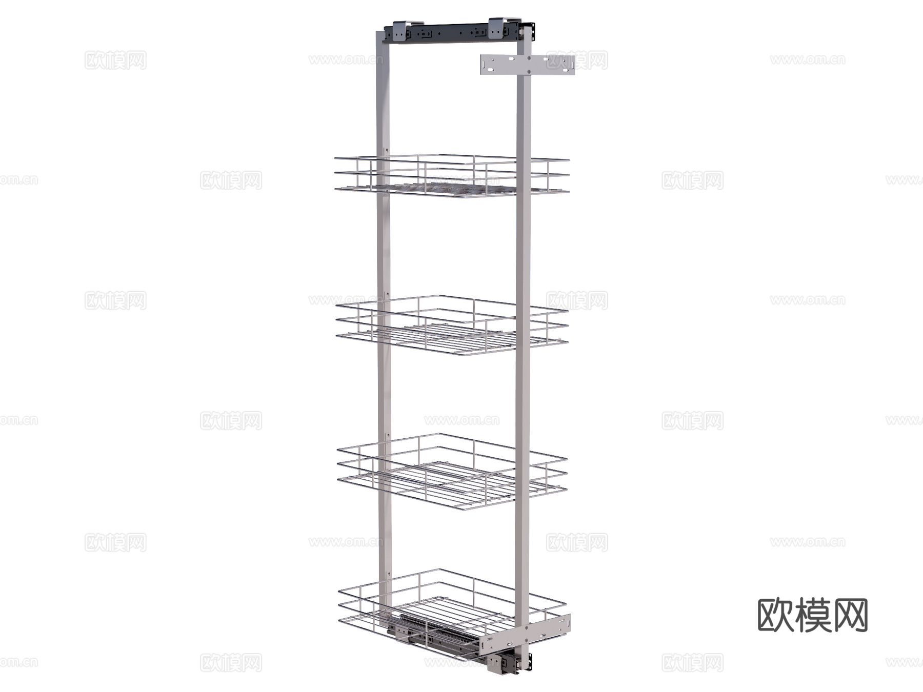 橱柜五金su模型