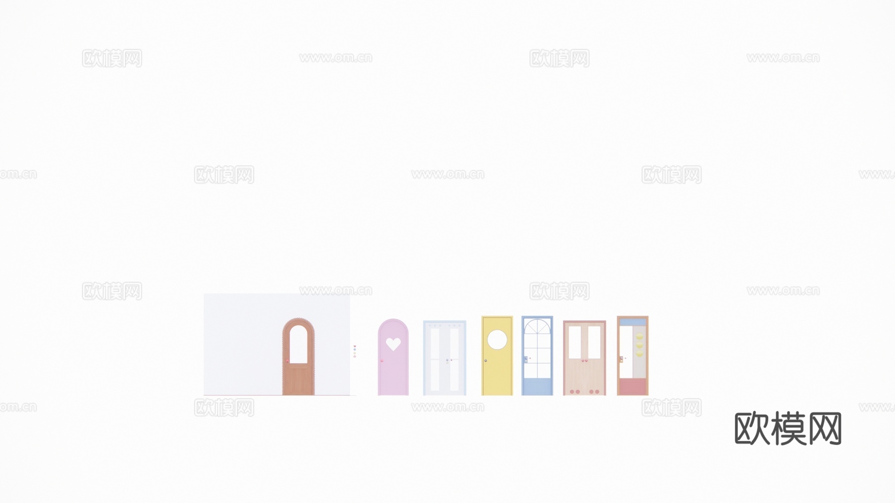 小品 门 窗 五金 装饰 门窗 陈设 桌椅su模型