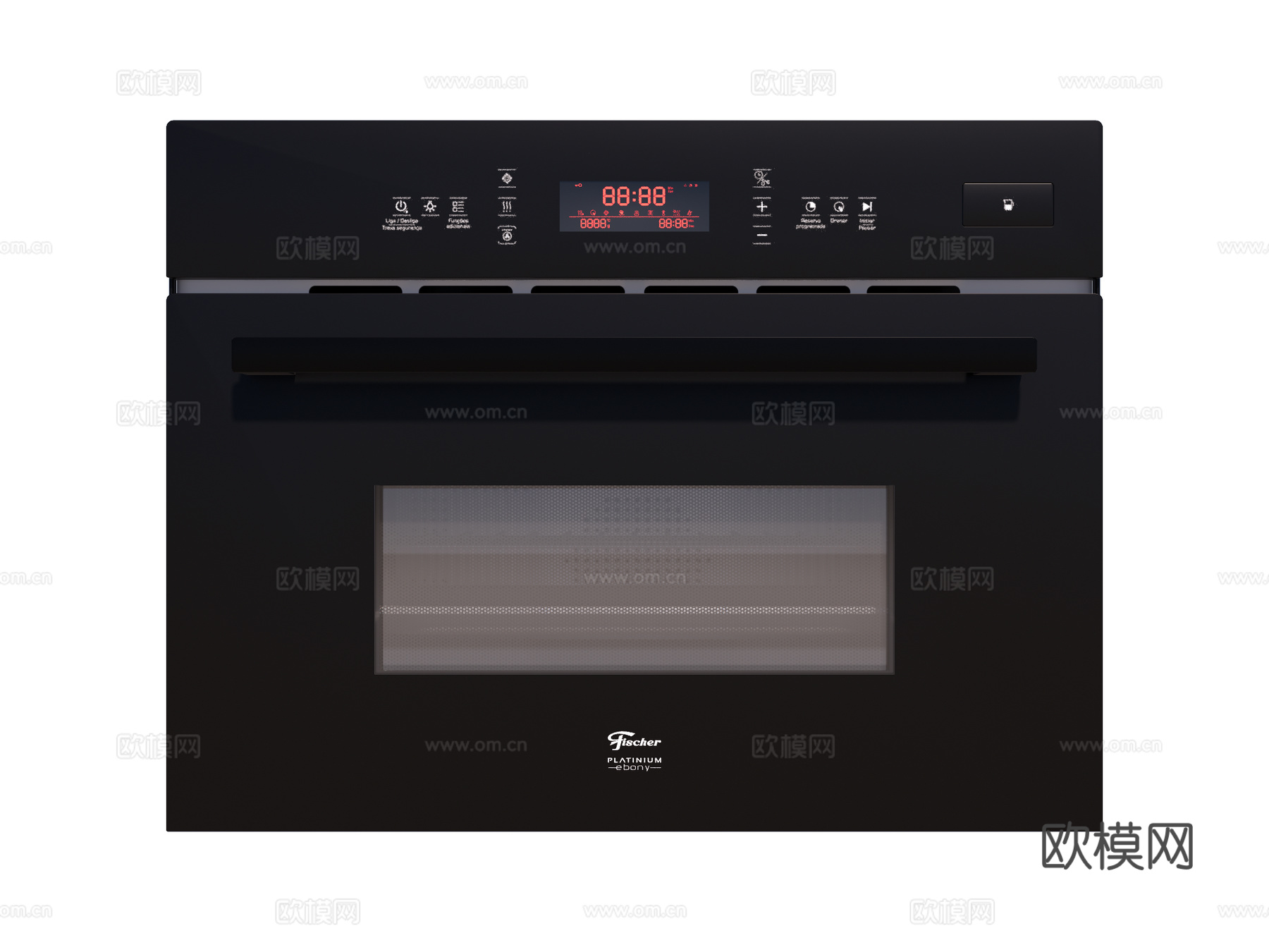 嵌入式蒸烤箱su模型