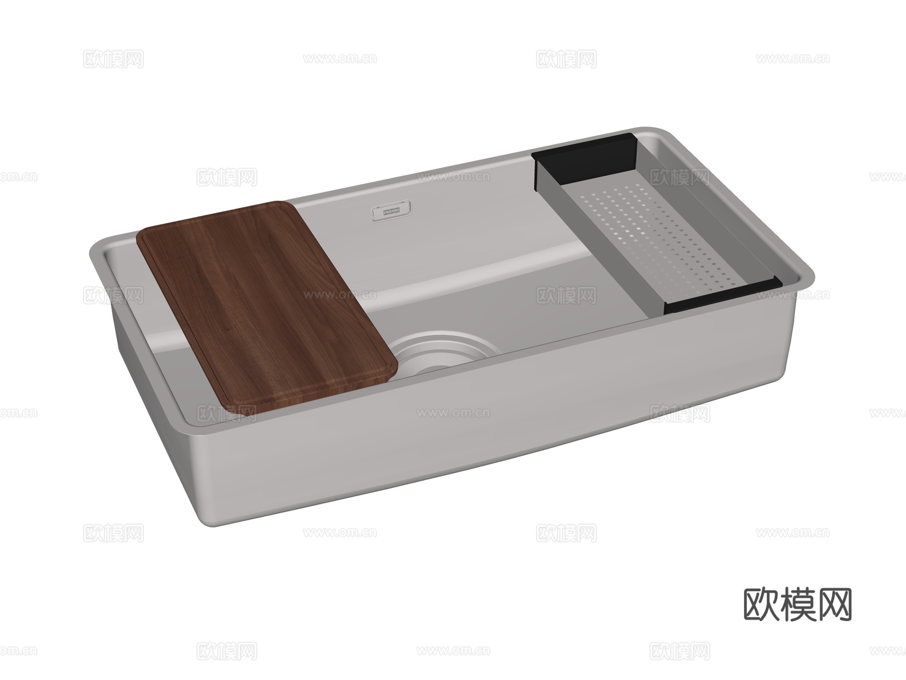 水槽菜盆洗菜盆su模型