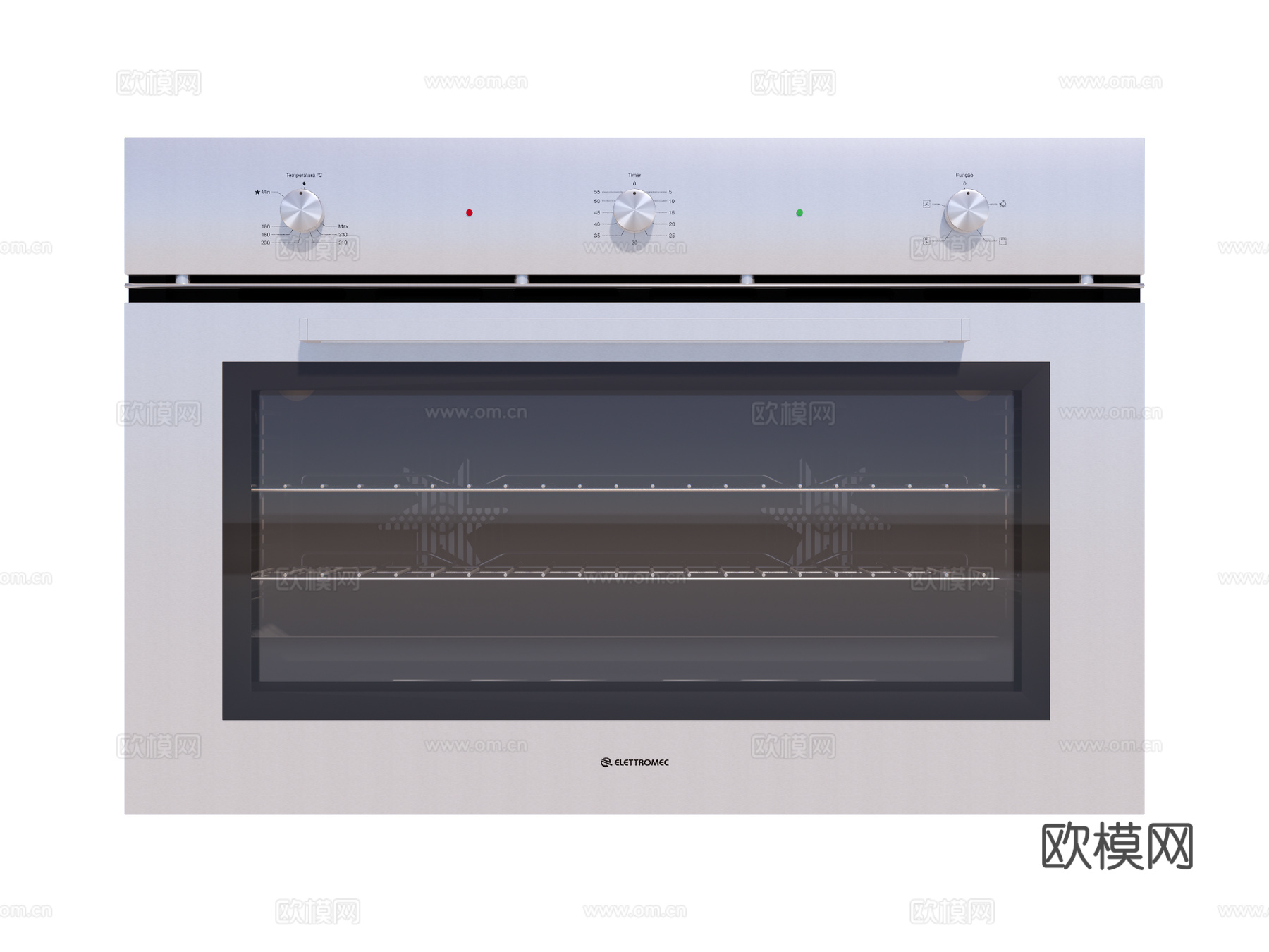 嵌入式蒸烤箱su模型