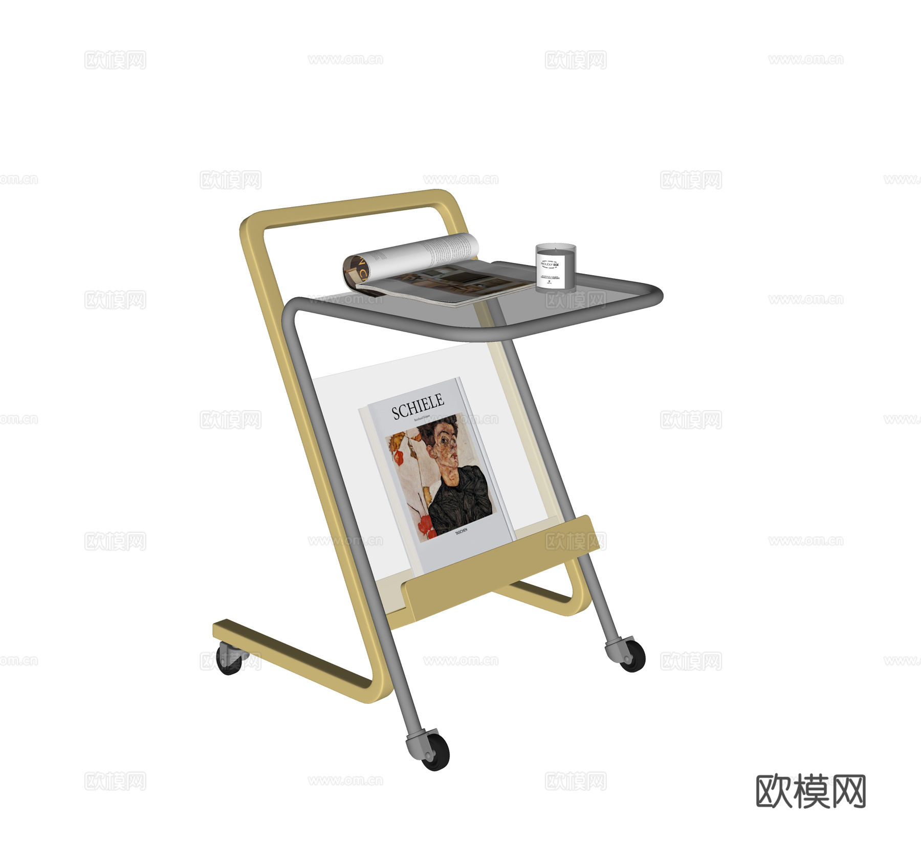 现代中古边几su模型