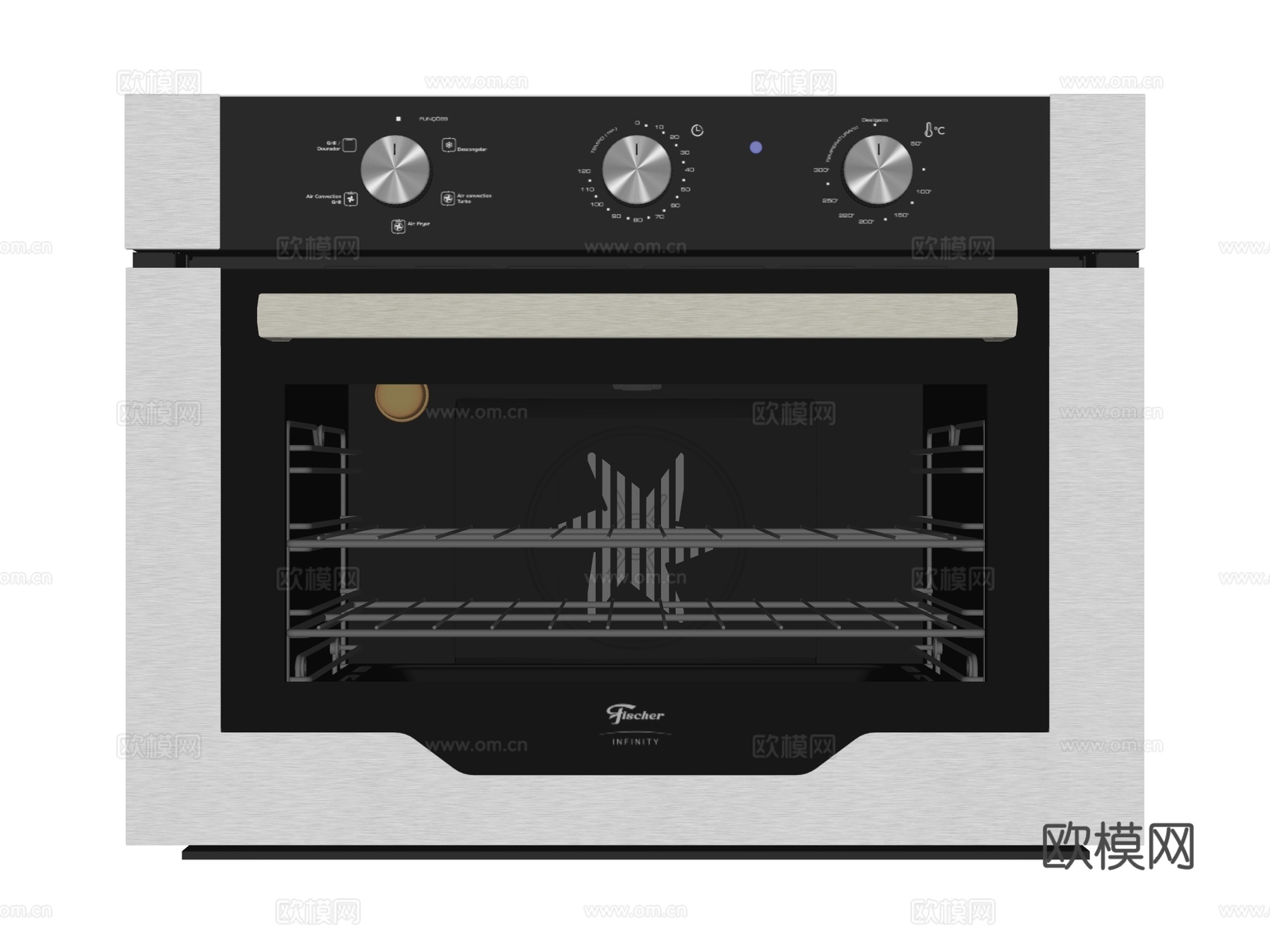 嵌入式蒸烤箱su模型