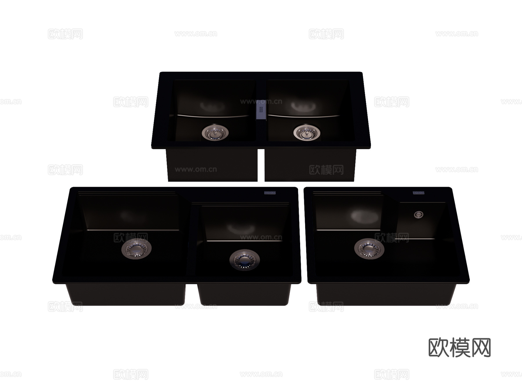 水槽菜盆洗菜盆su模型