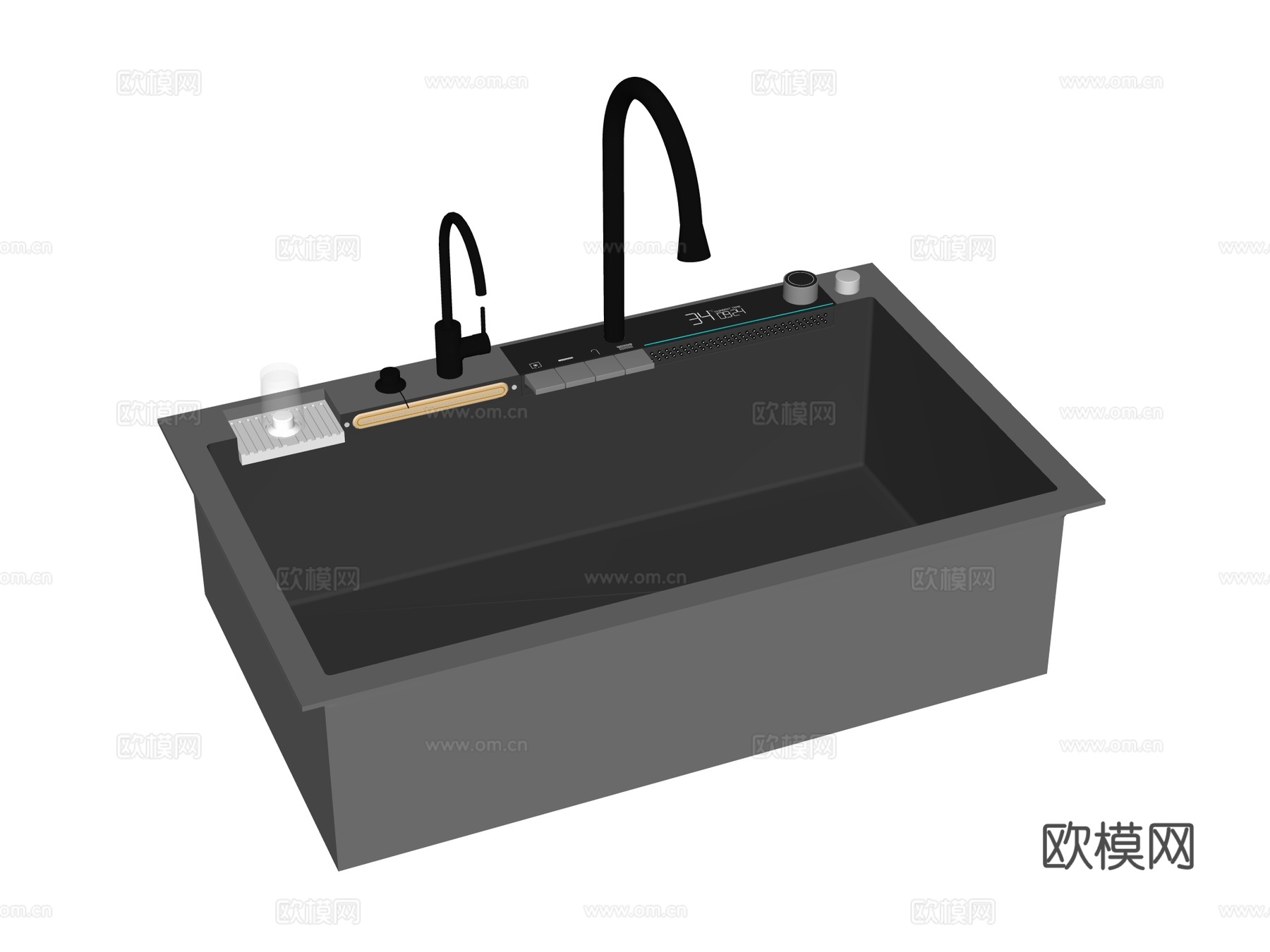 水槽菜盆洗菜盆su模型