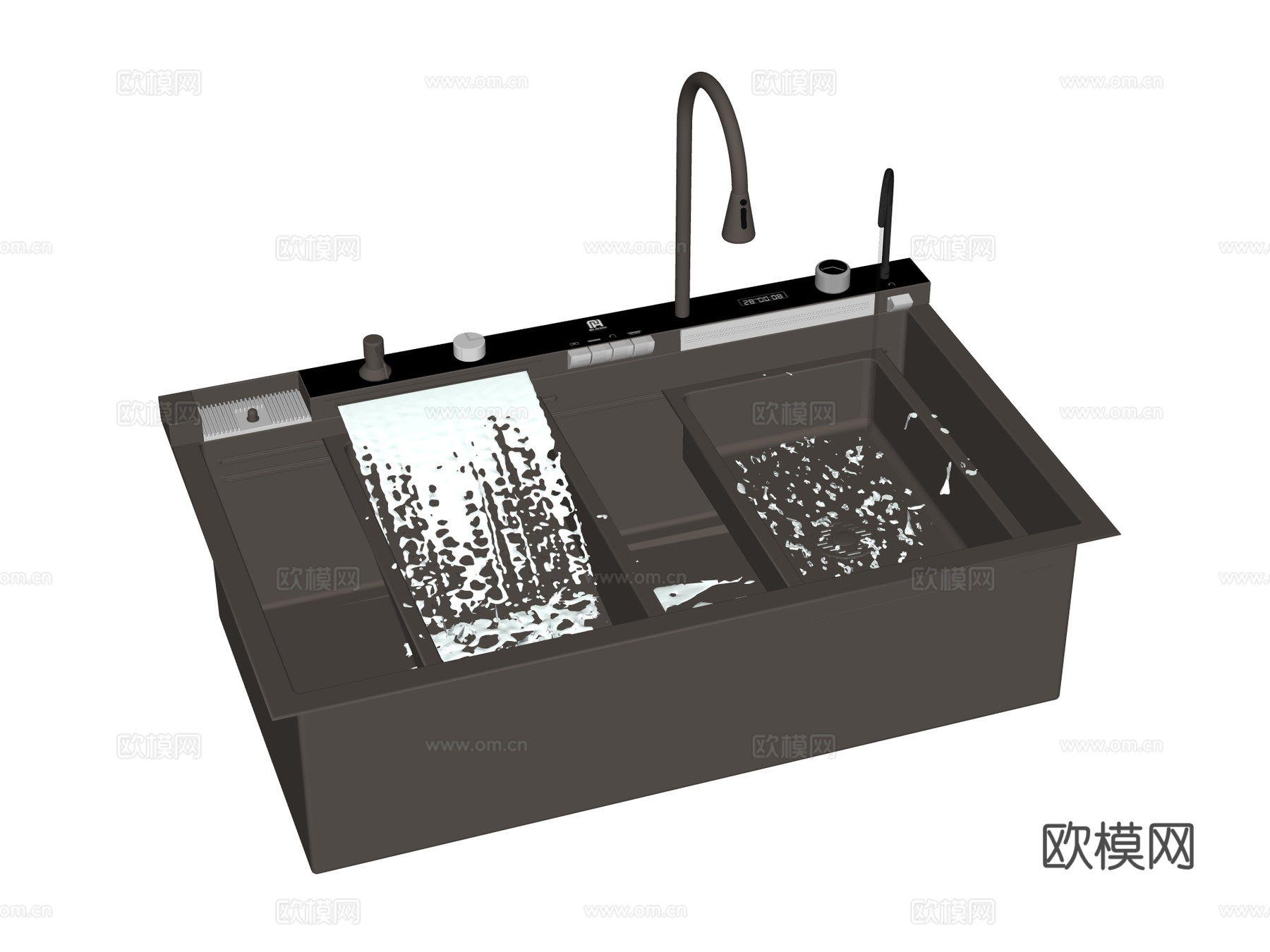 水槽菜盆洗菜盆su模型