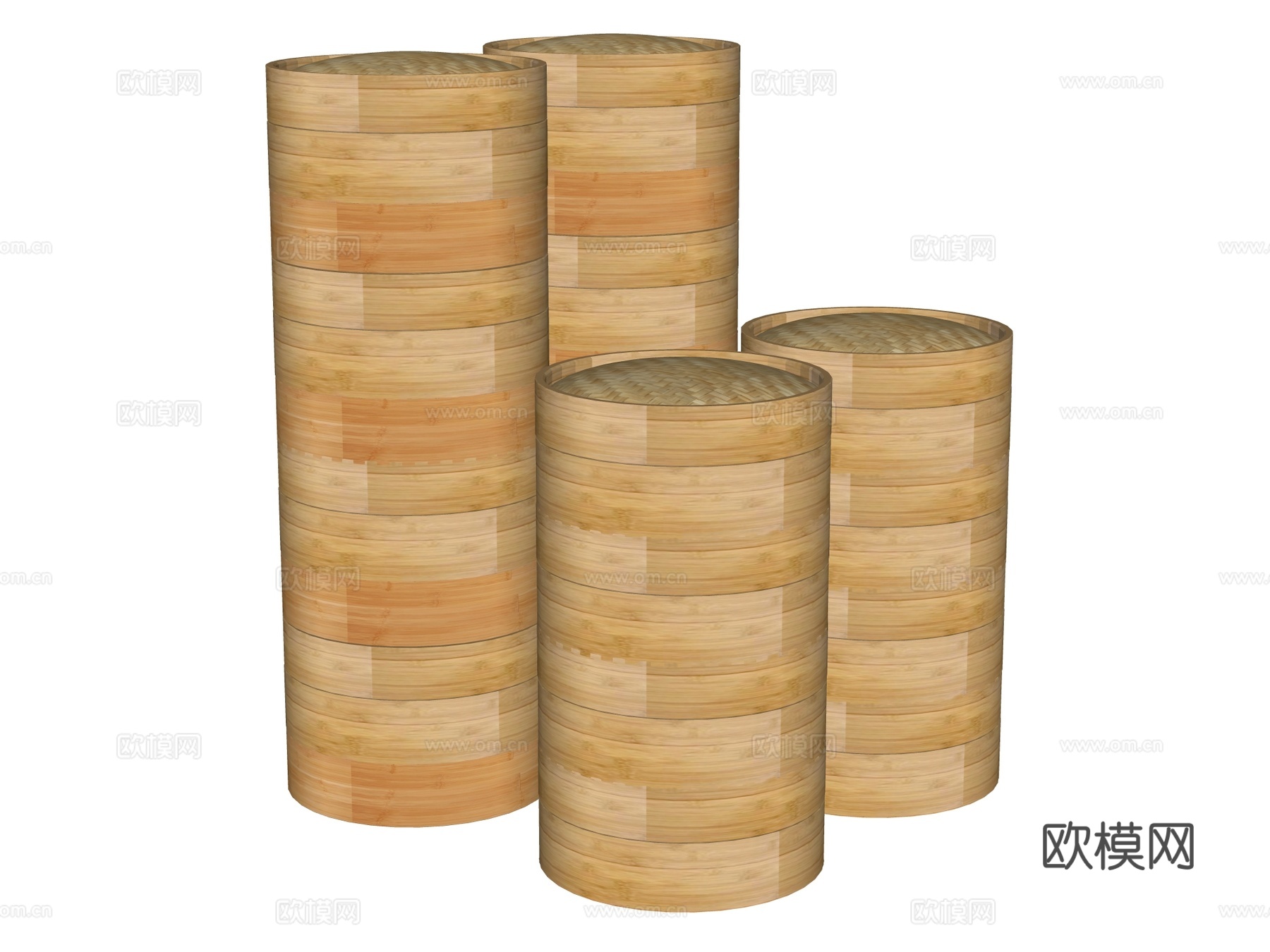 厨具炊具 传统厨具 小笼包 蒸笼su模型